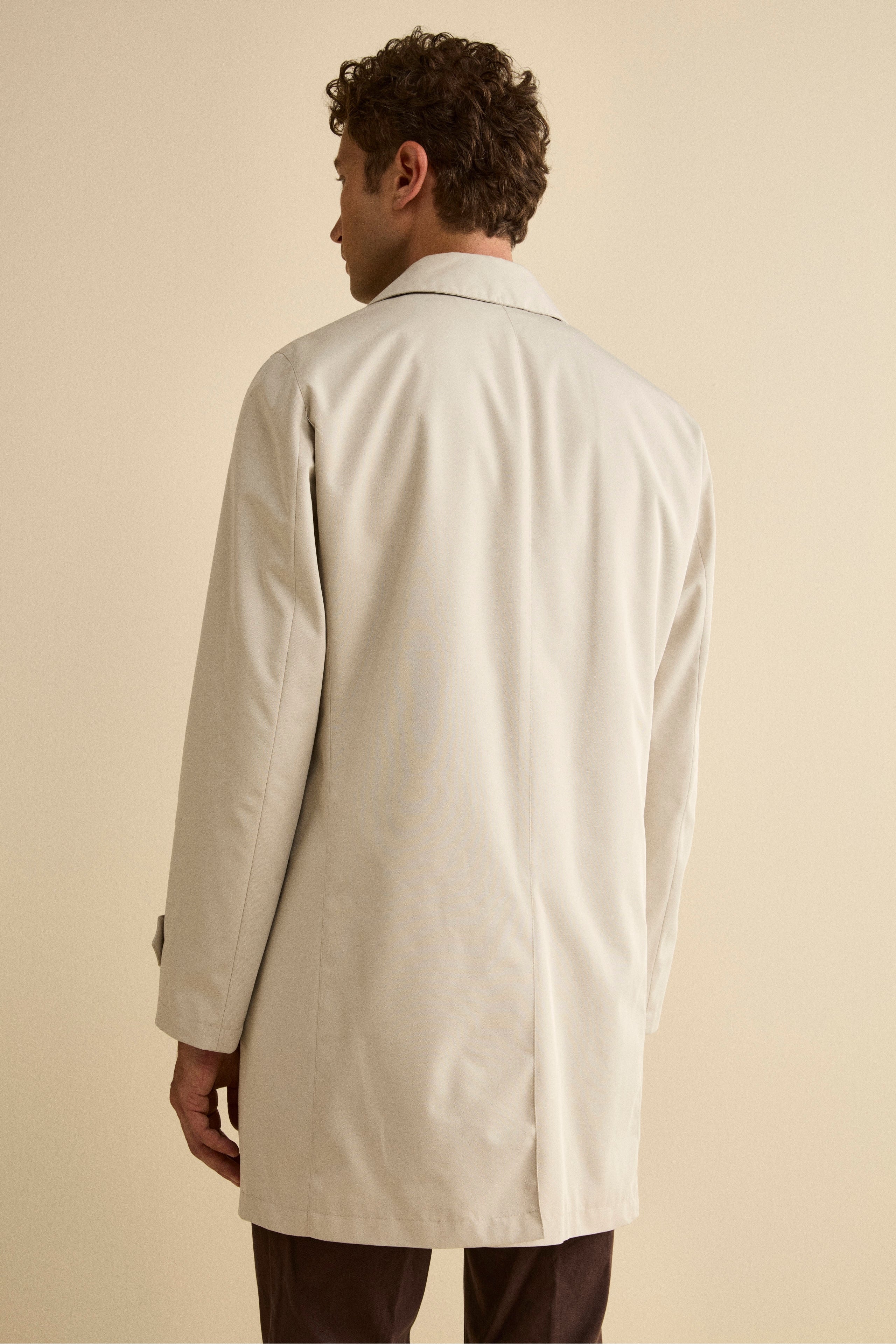 Impermeabile Invernale Midi con Trapunta - GHIACCIO