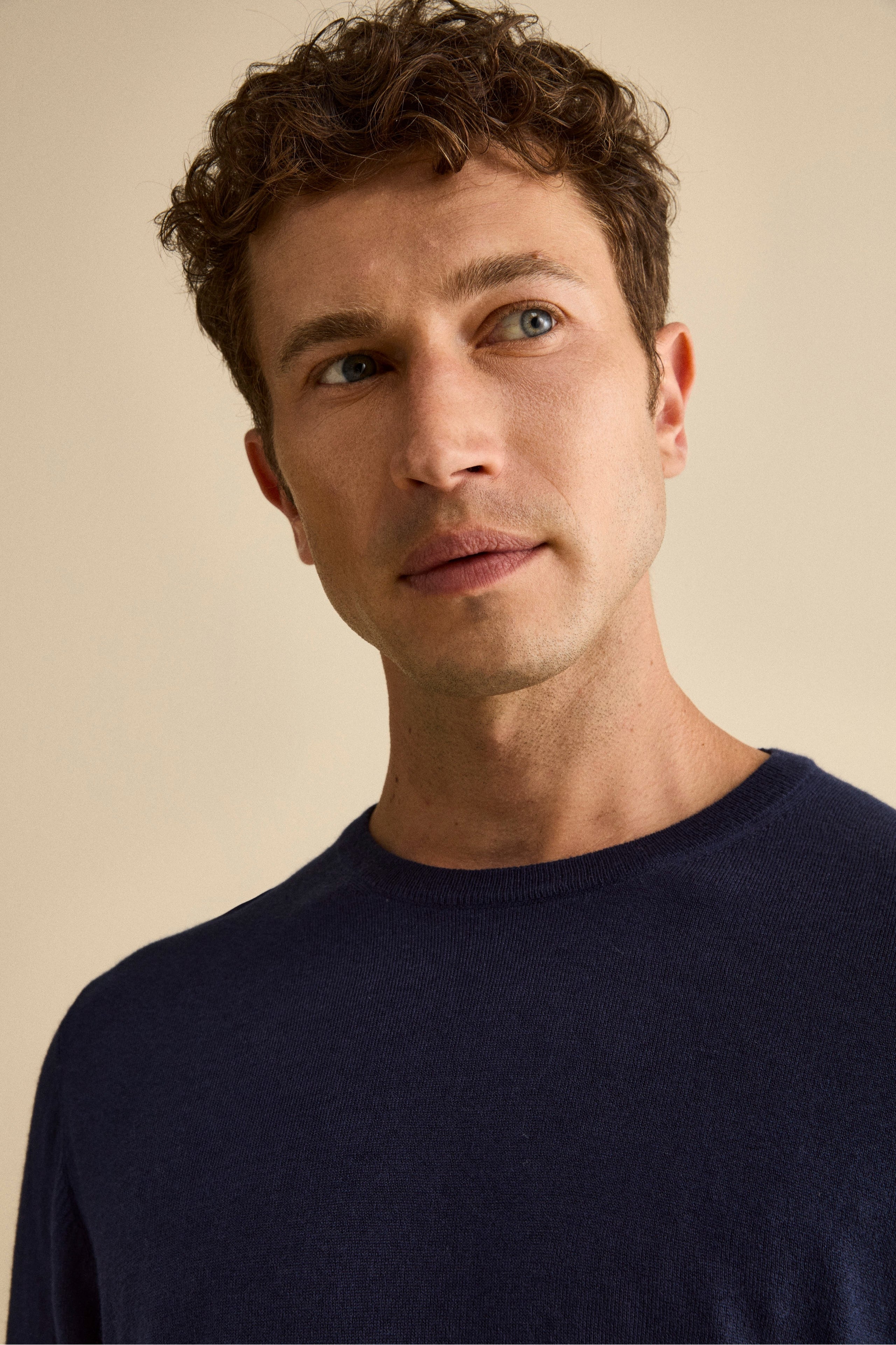 Maglia extrafine in seta e cashmere - BLU NOTTE