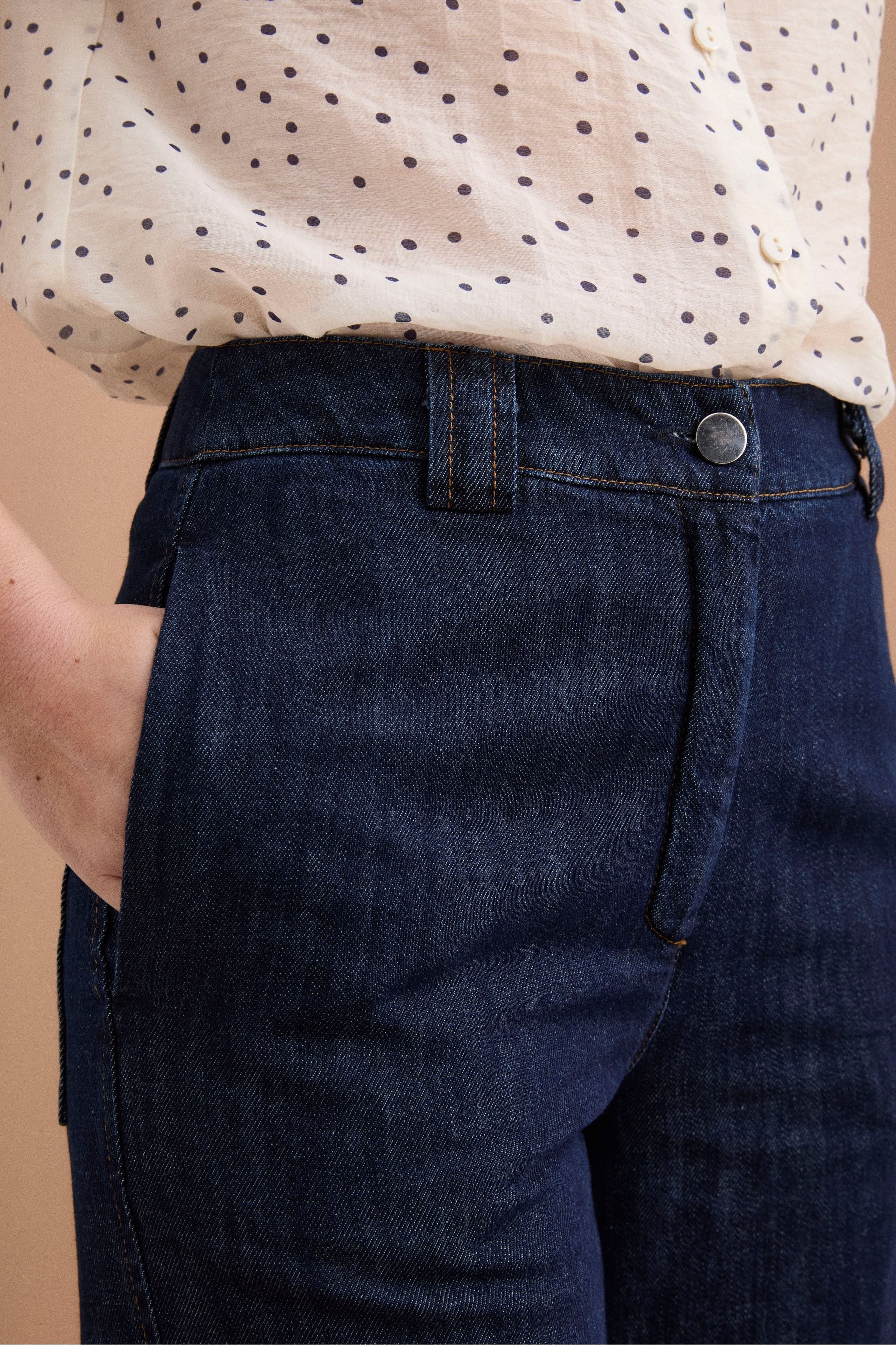 Jeans Straight in Cotone - DENIM