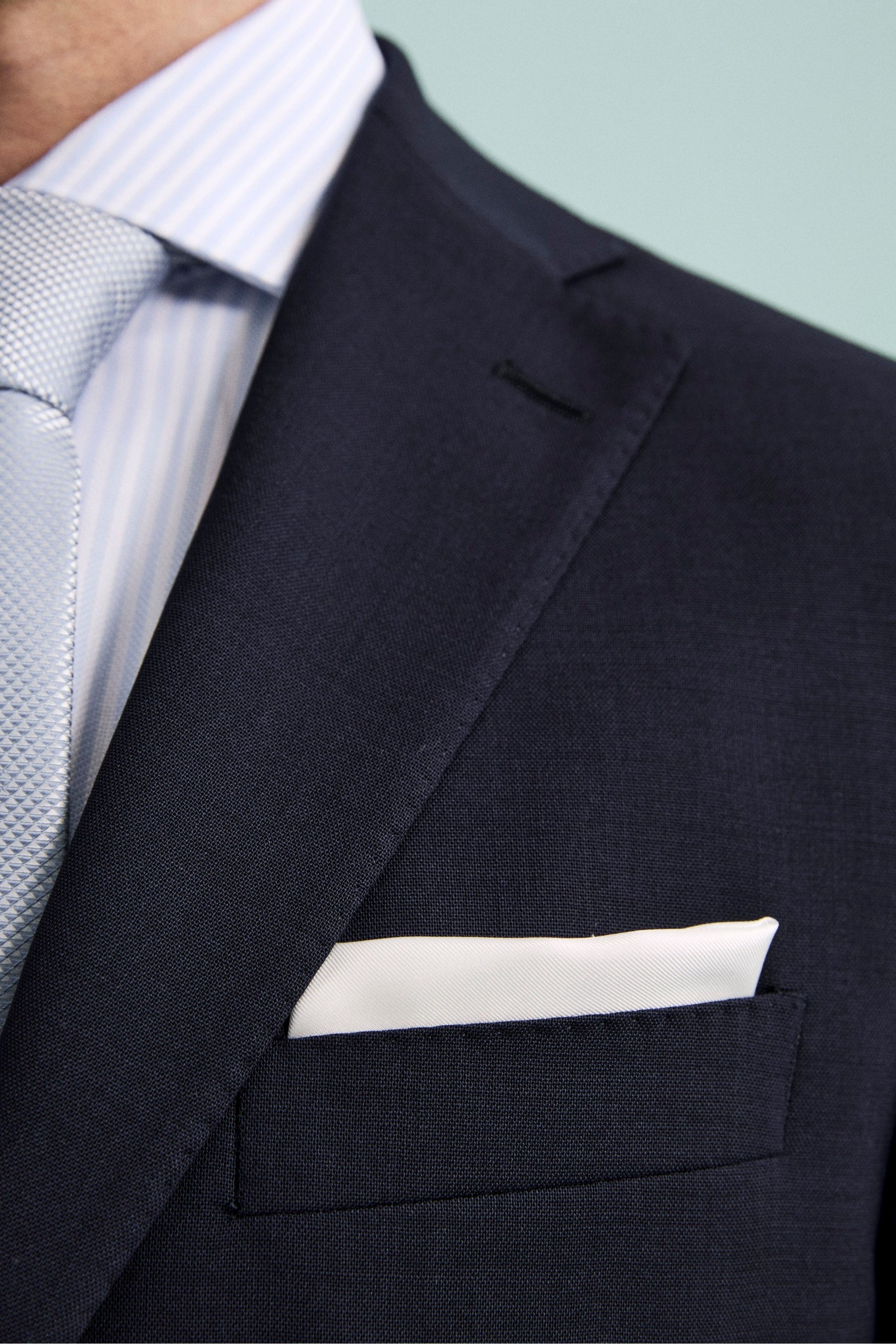 Pochette da Cerimonia in Seta BIANCO