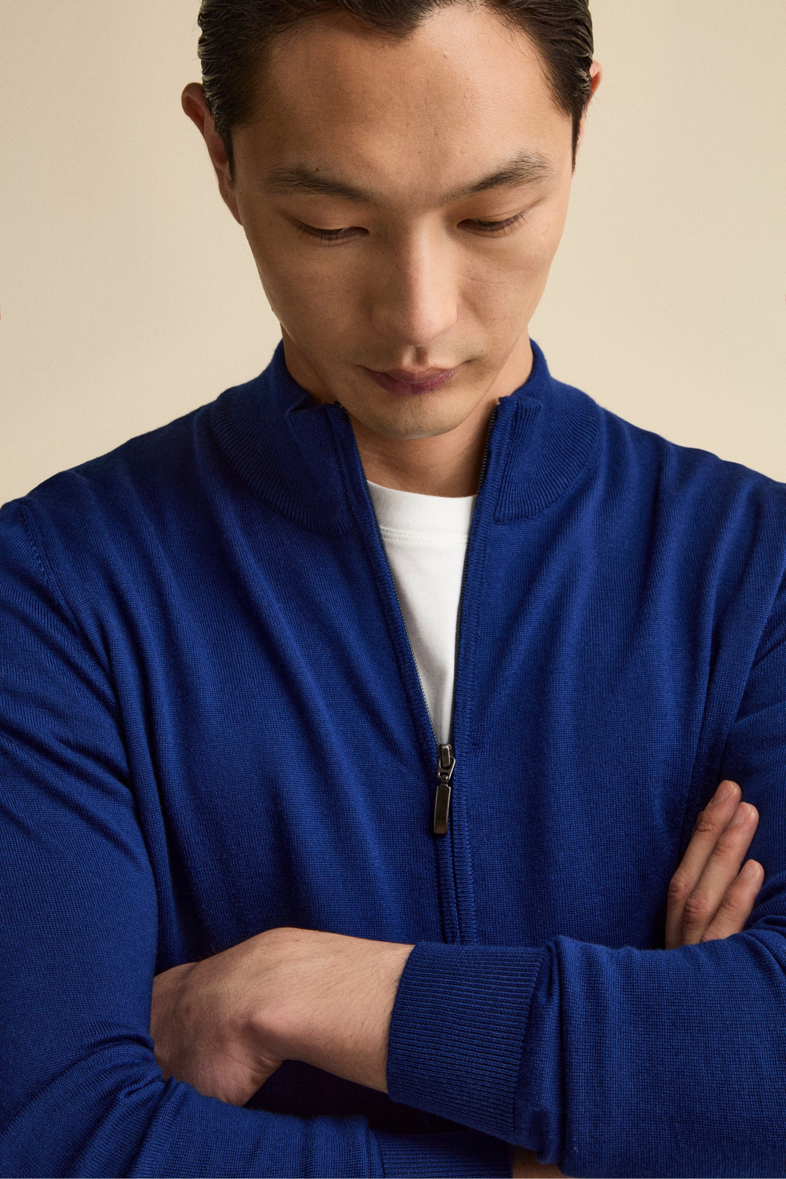 Bomber Lupetto con Zip - BLU APERTO