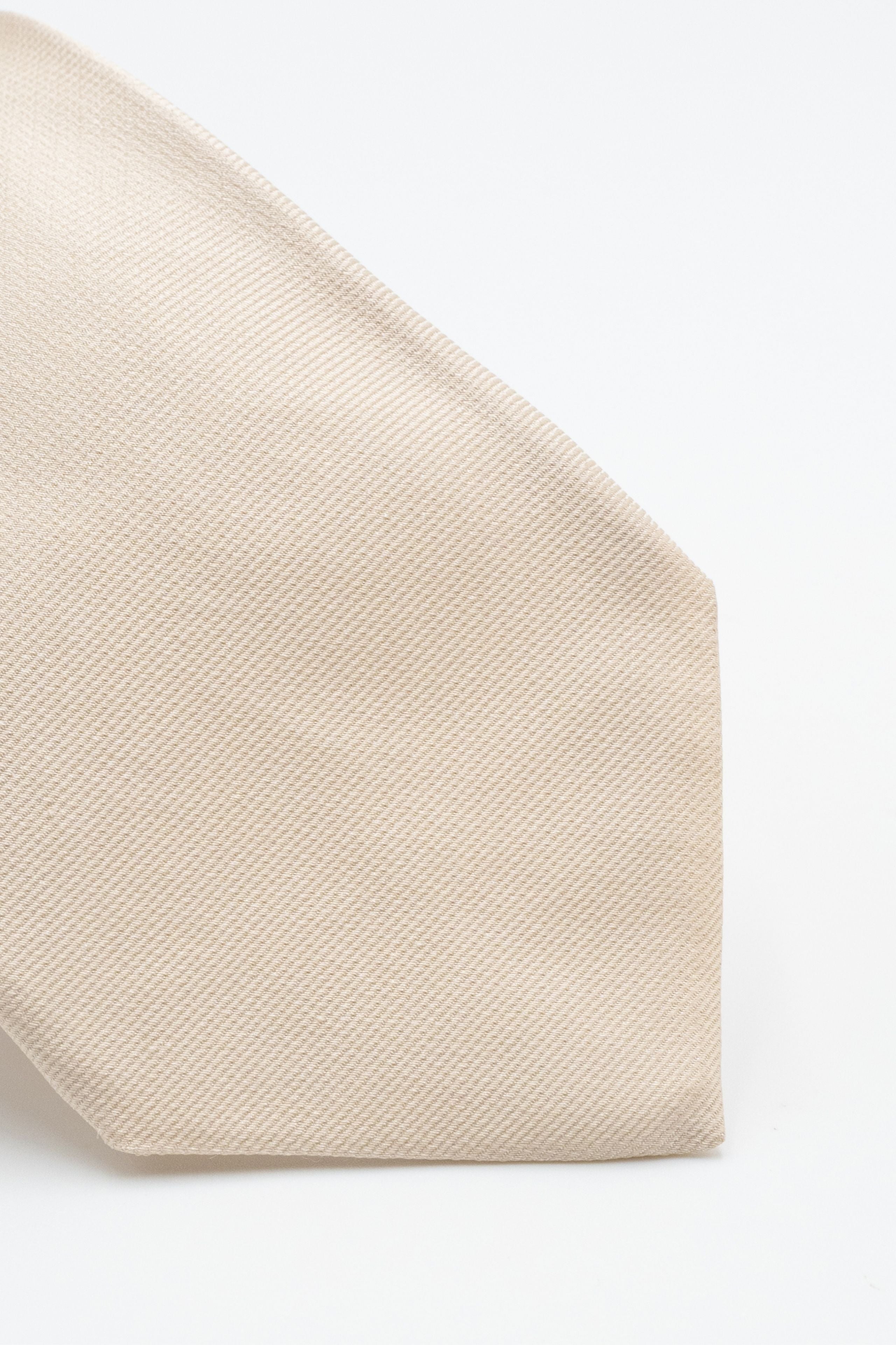 Cravatta in Pura Seta - CREMA