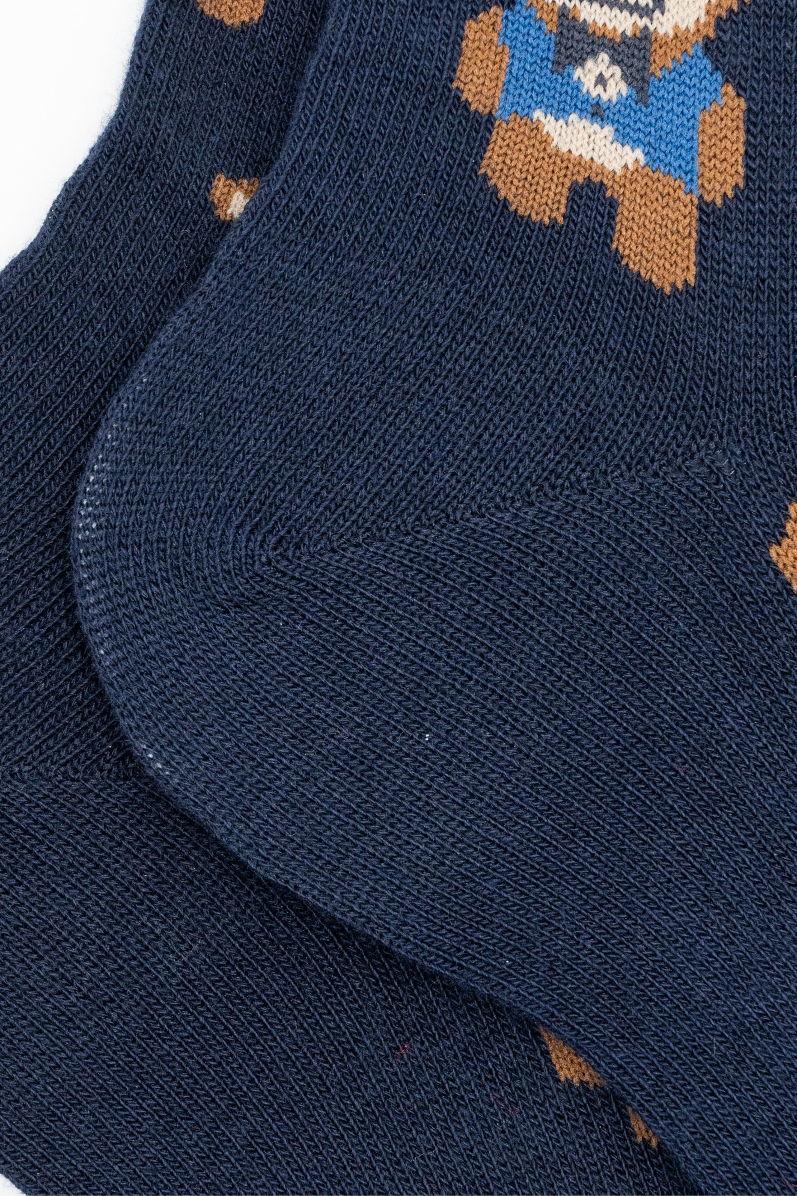 Calze Corte Fantasia Orsetti - BLU