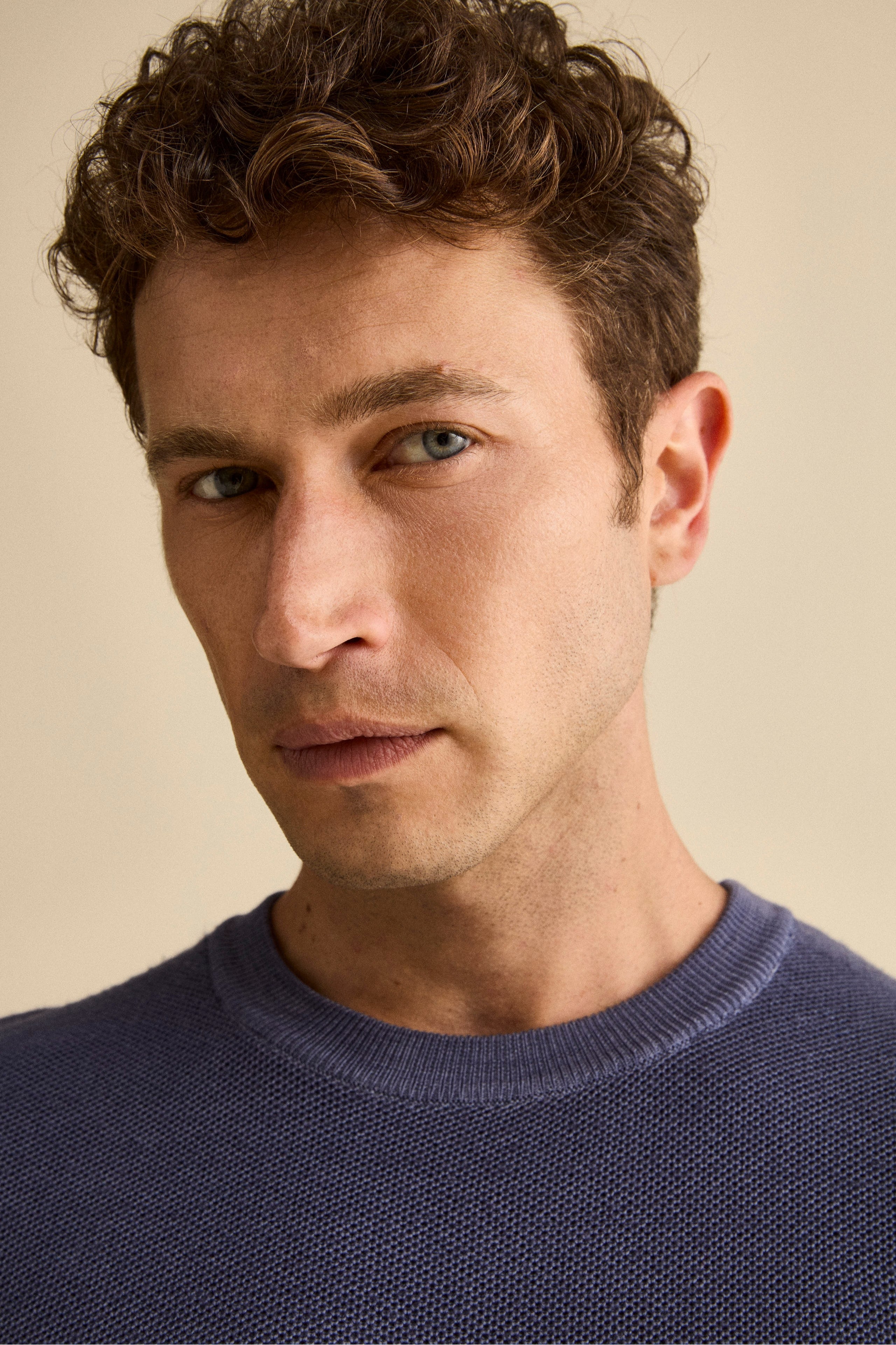 Maglia in lana a nido d’ape - JEANS