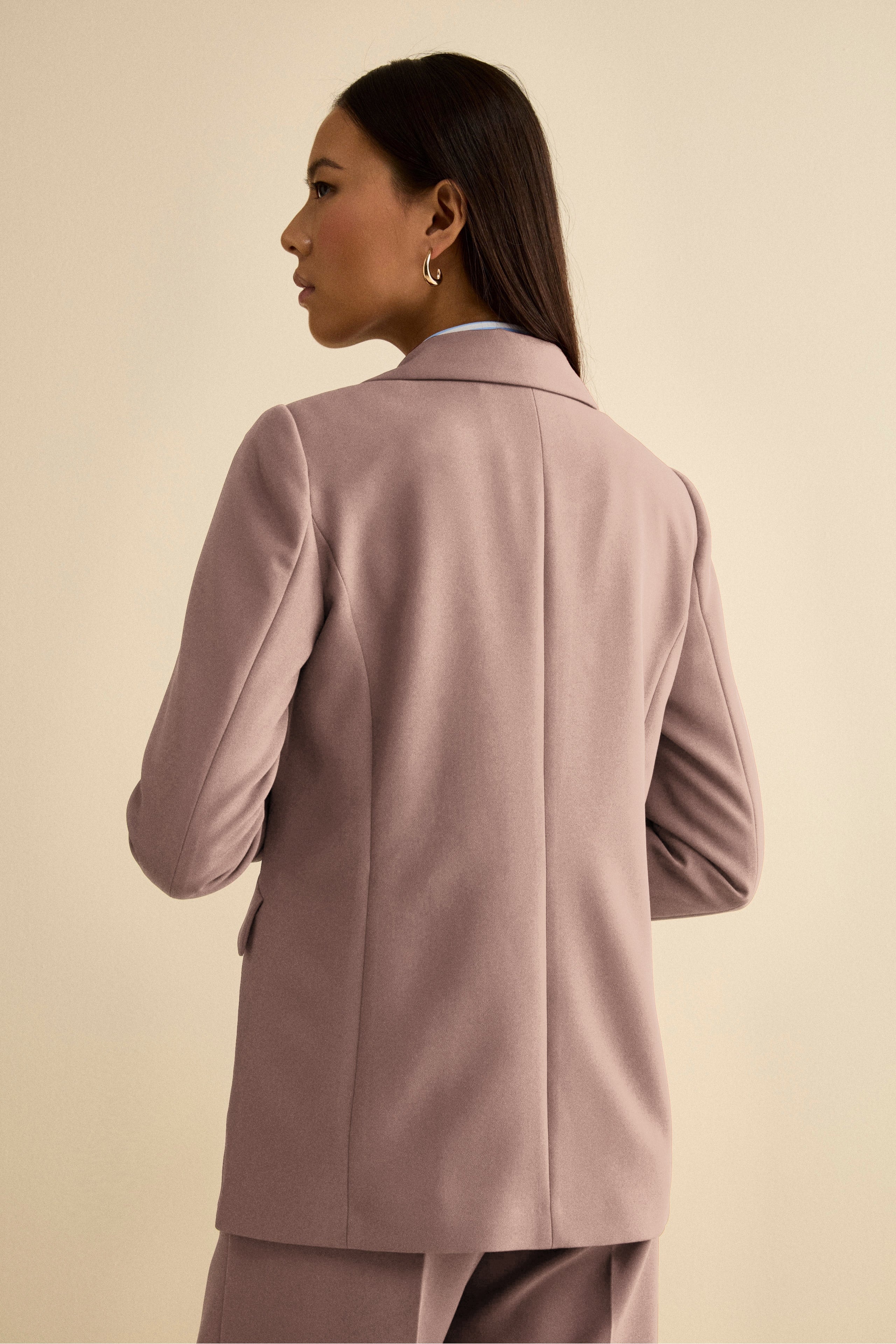 Giacca Bistretch Foderata Regular Fit - ROSA ANTICO