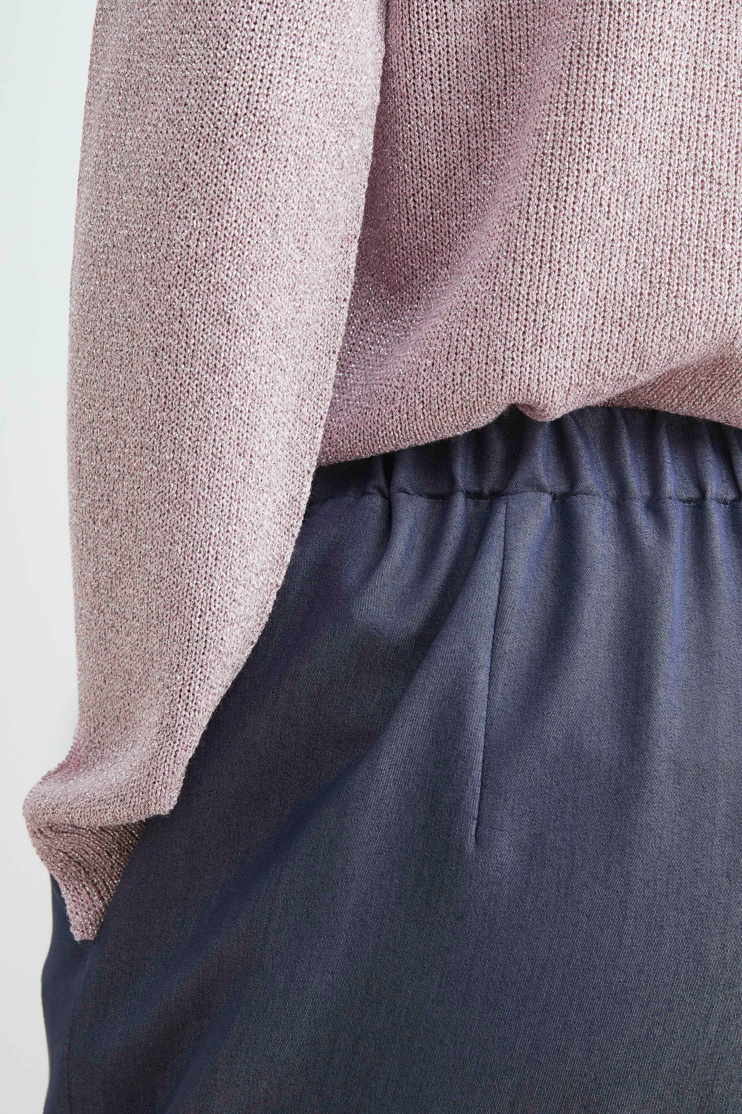 Pantalone con elastico - BLU