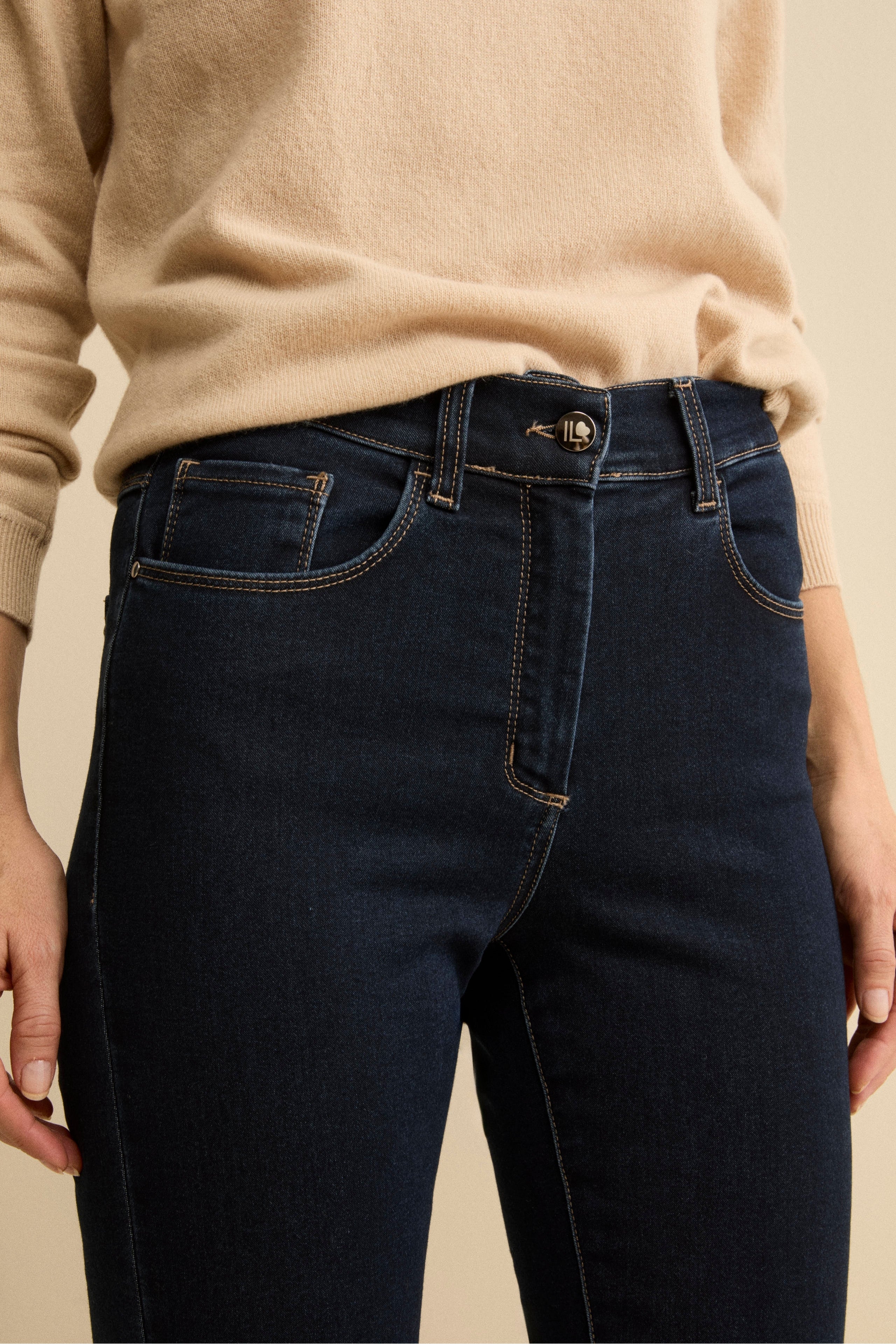 Jeans a Sigaretta Slim Fit in Misto Cotone - JEANS