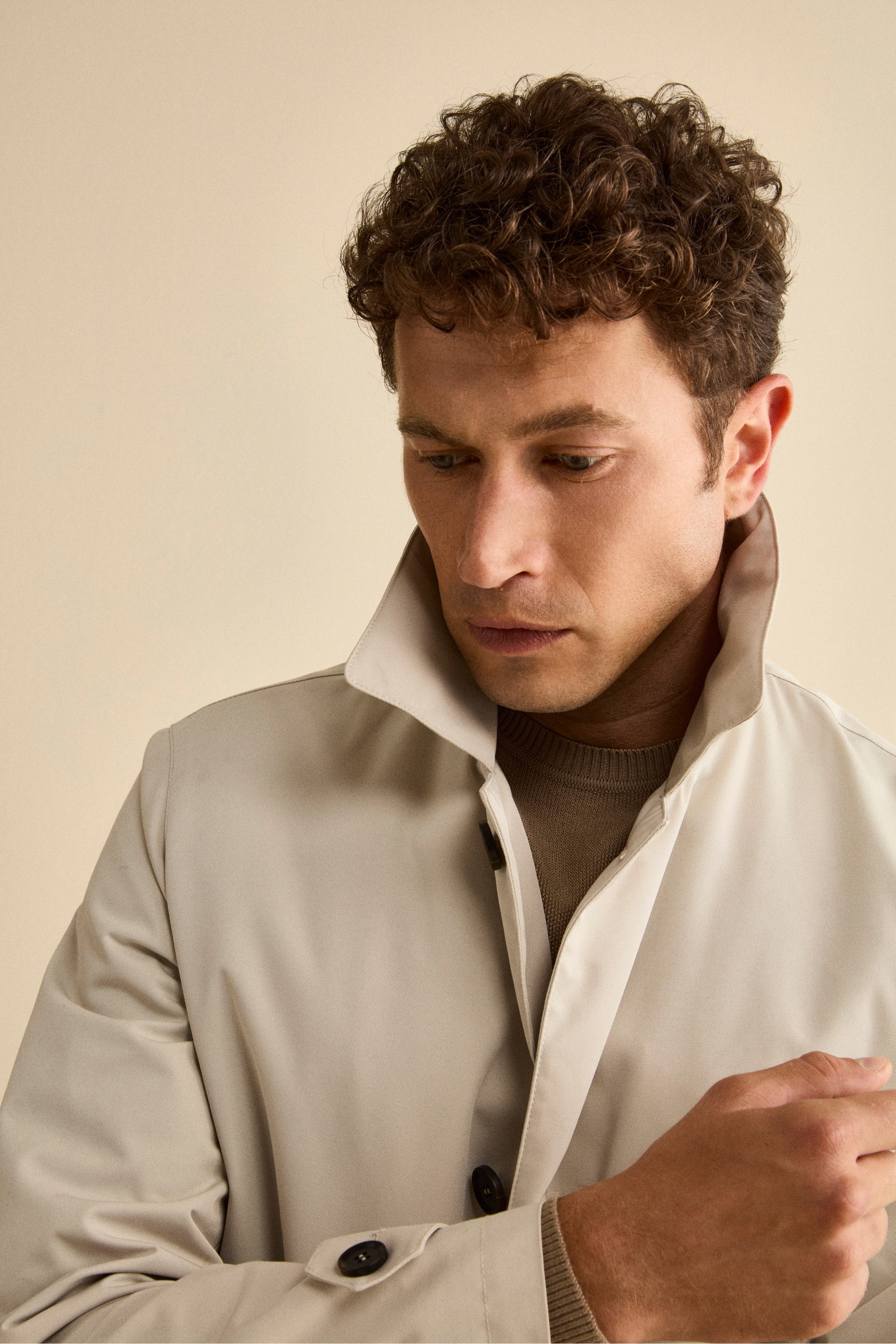 Impermeabile Invernale Midi con Trapunta - GHIACCIO