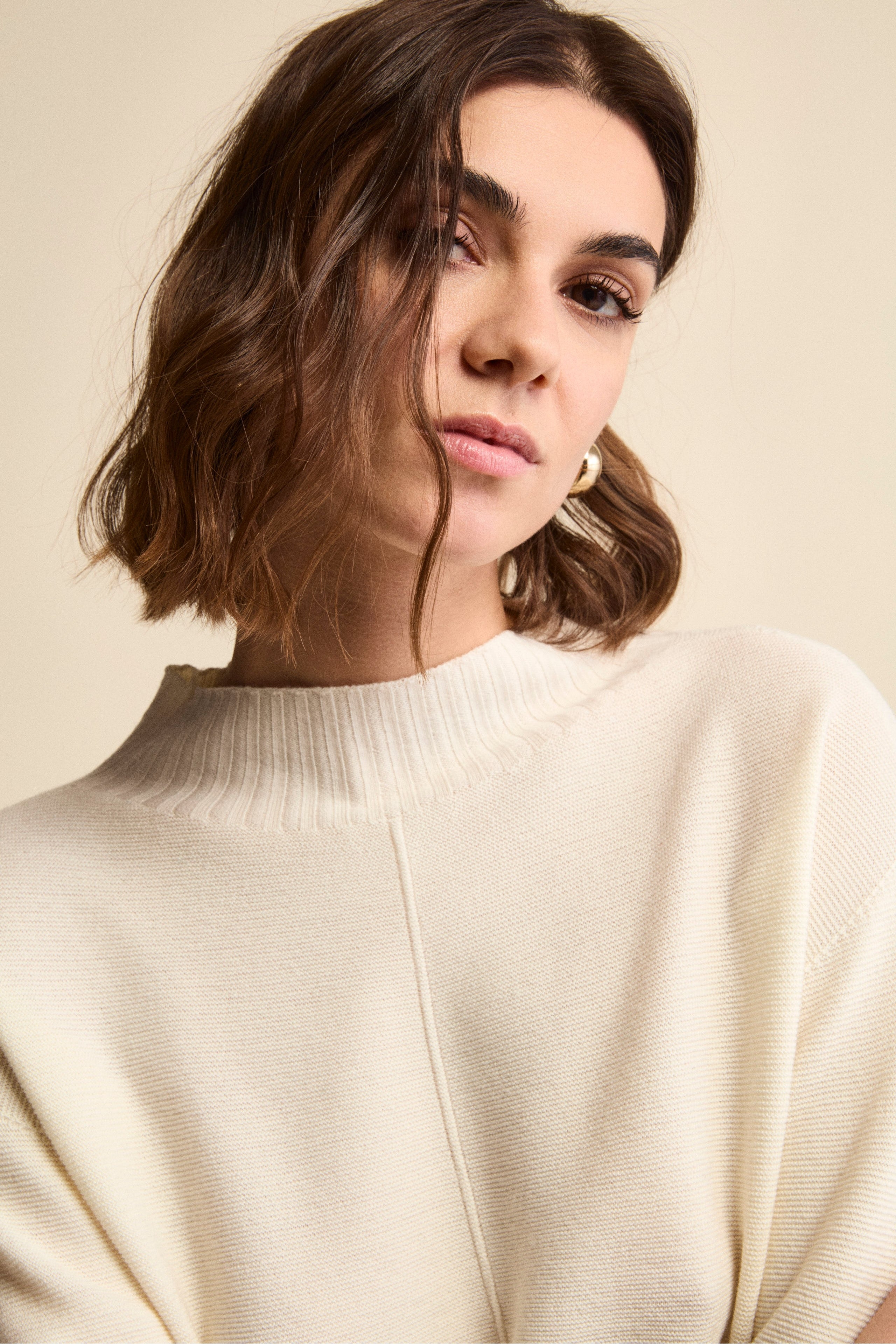 Dolcevita Links in Lana Merino - BIANCO