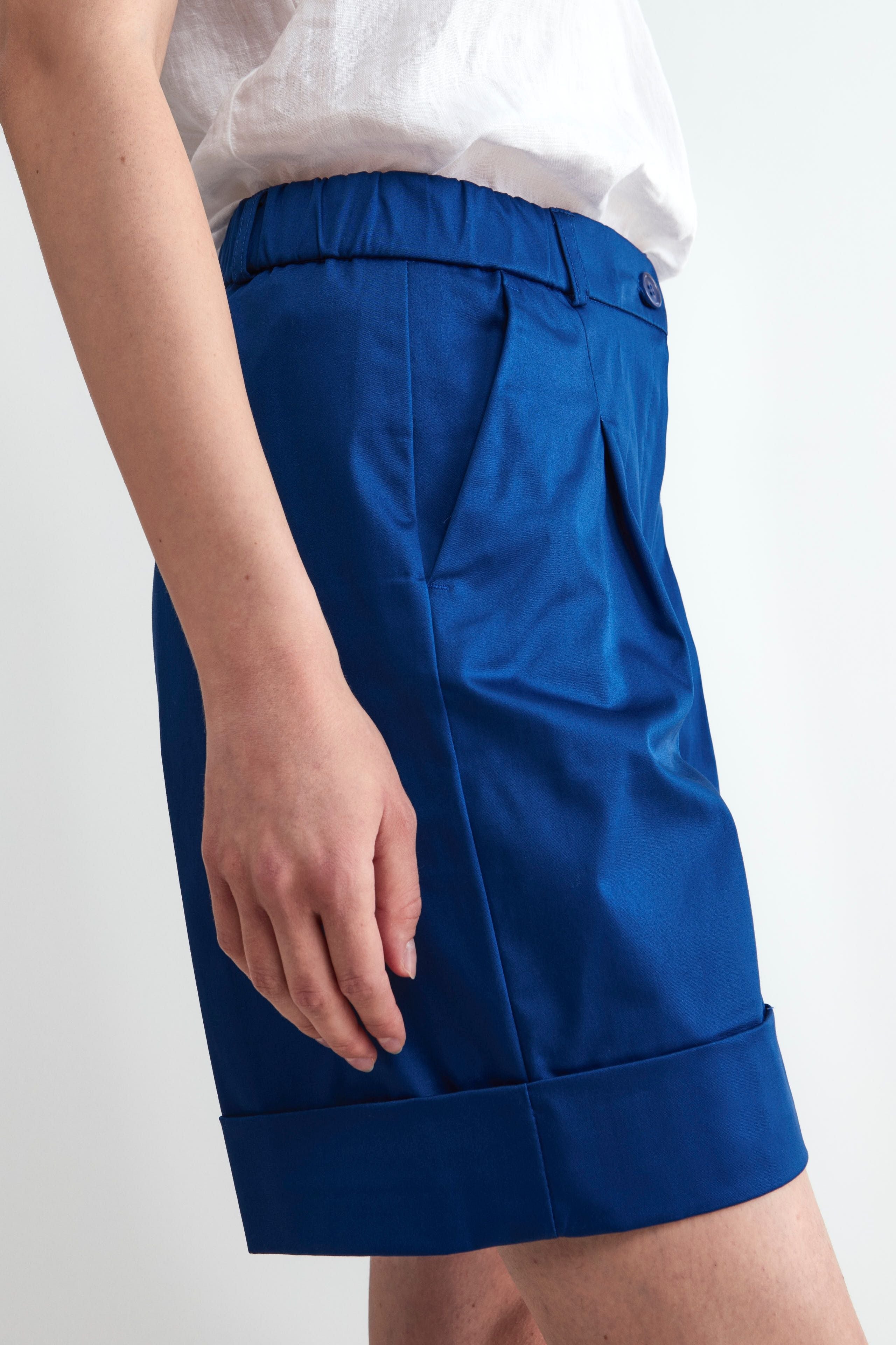 Shorts blu donna - BLU ELETTRICO