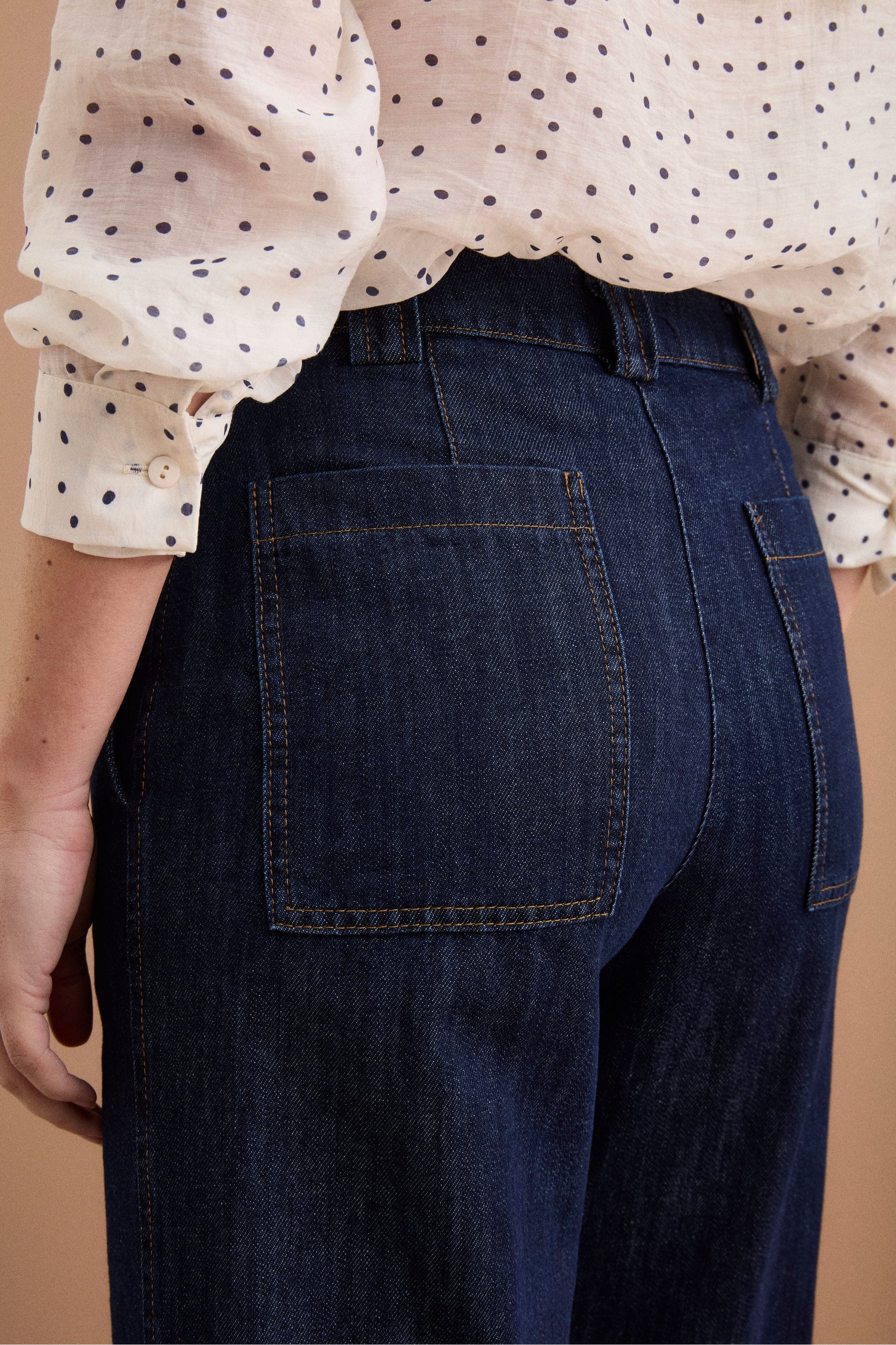 Jeans Straight in Cotone - DENIM