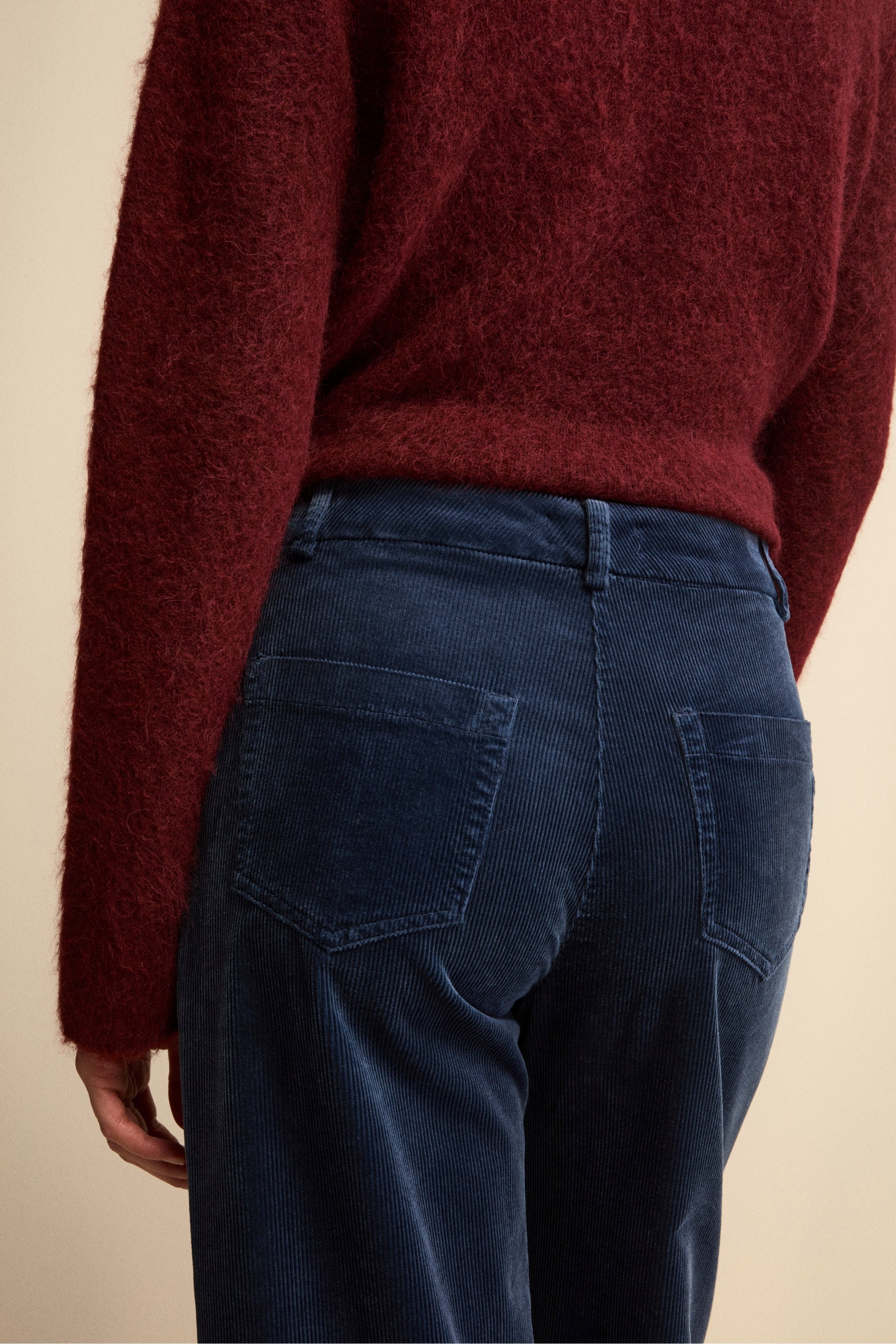 Pantalone in Velluto a Gamba Larga - ARTICO