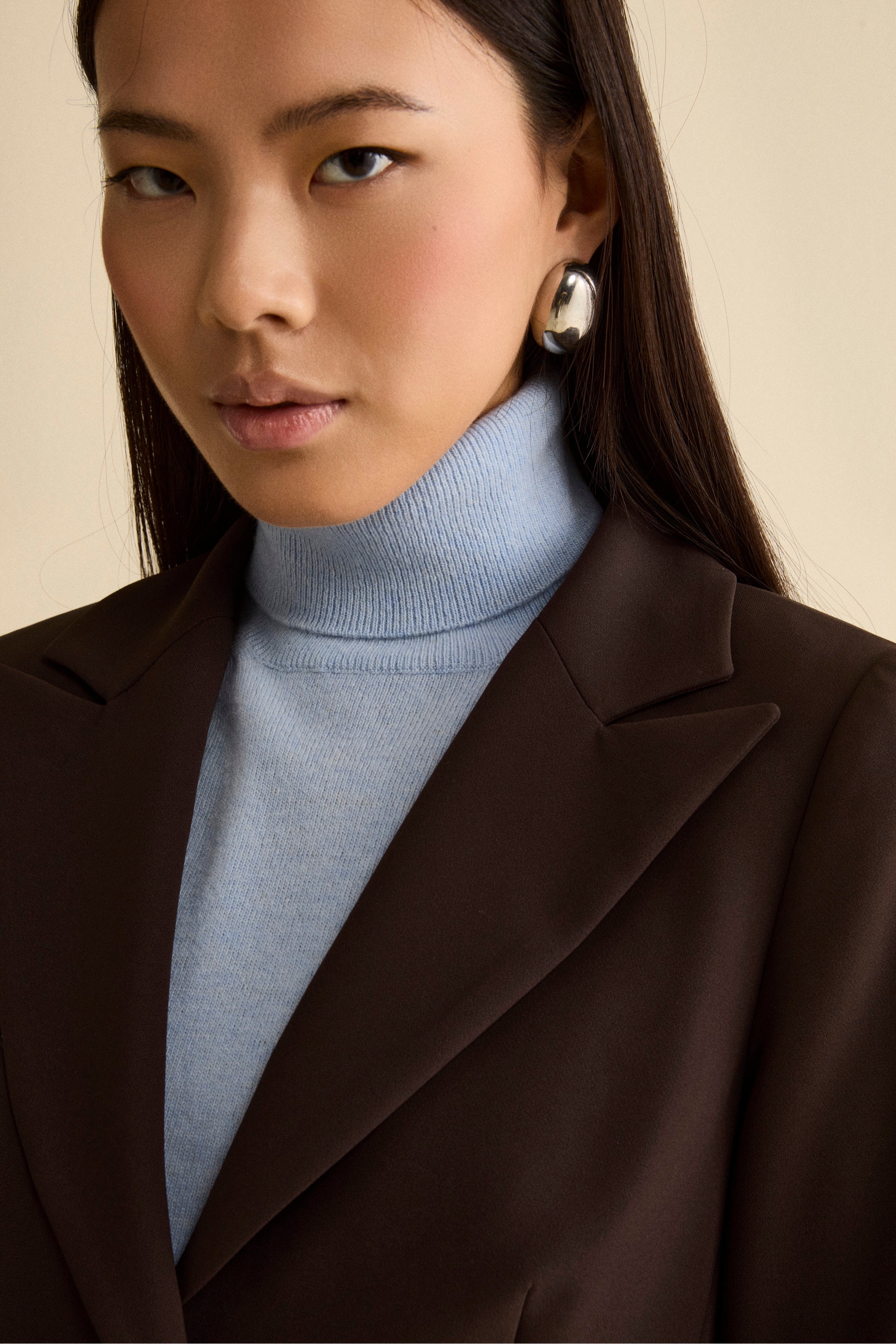 Giacca Bistretch Foderata Regular Fit - MARRONE