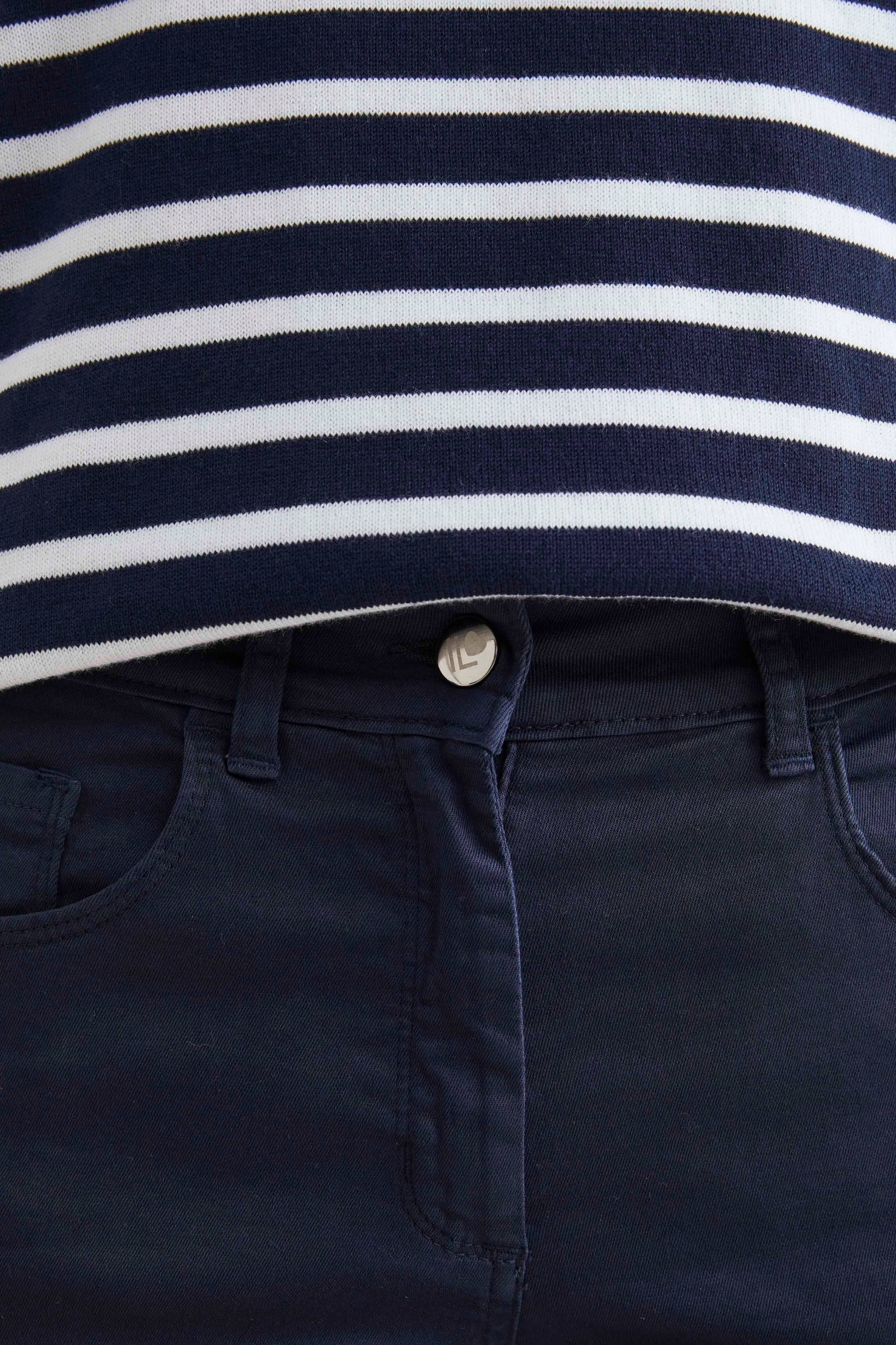 Pantaloni casual in cotone - BLU