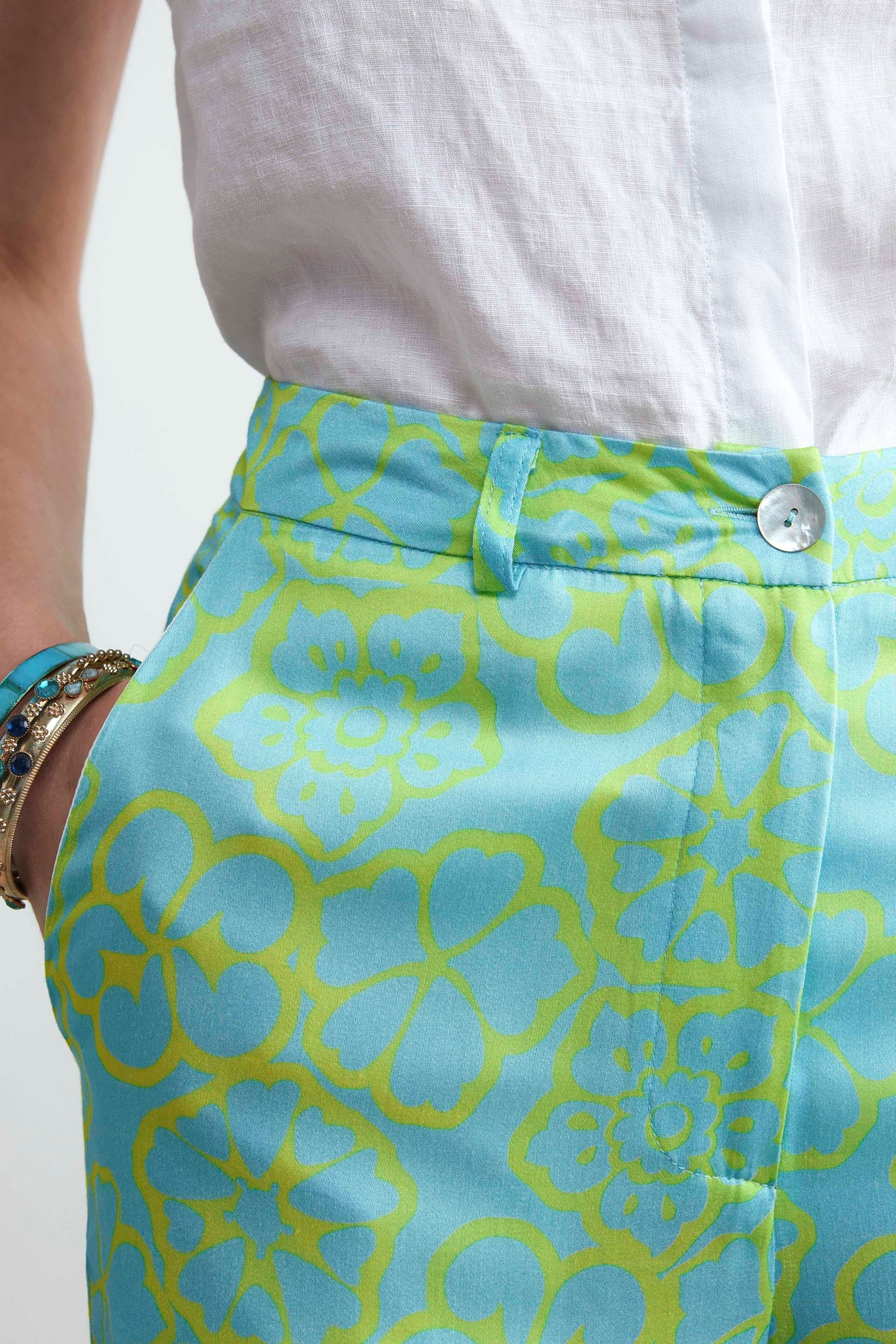 Pantalone Fantasia a Palazzo - FANT. TURCHESE