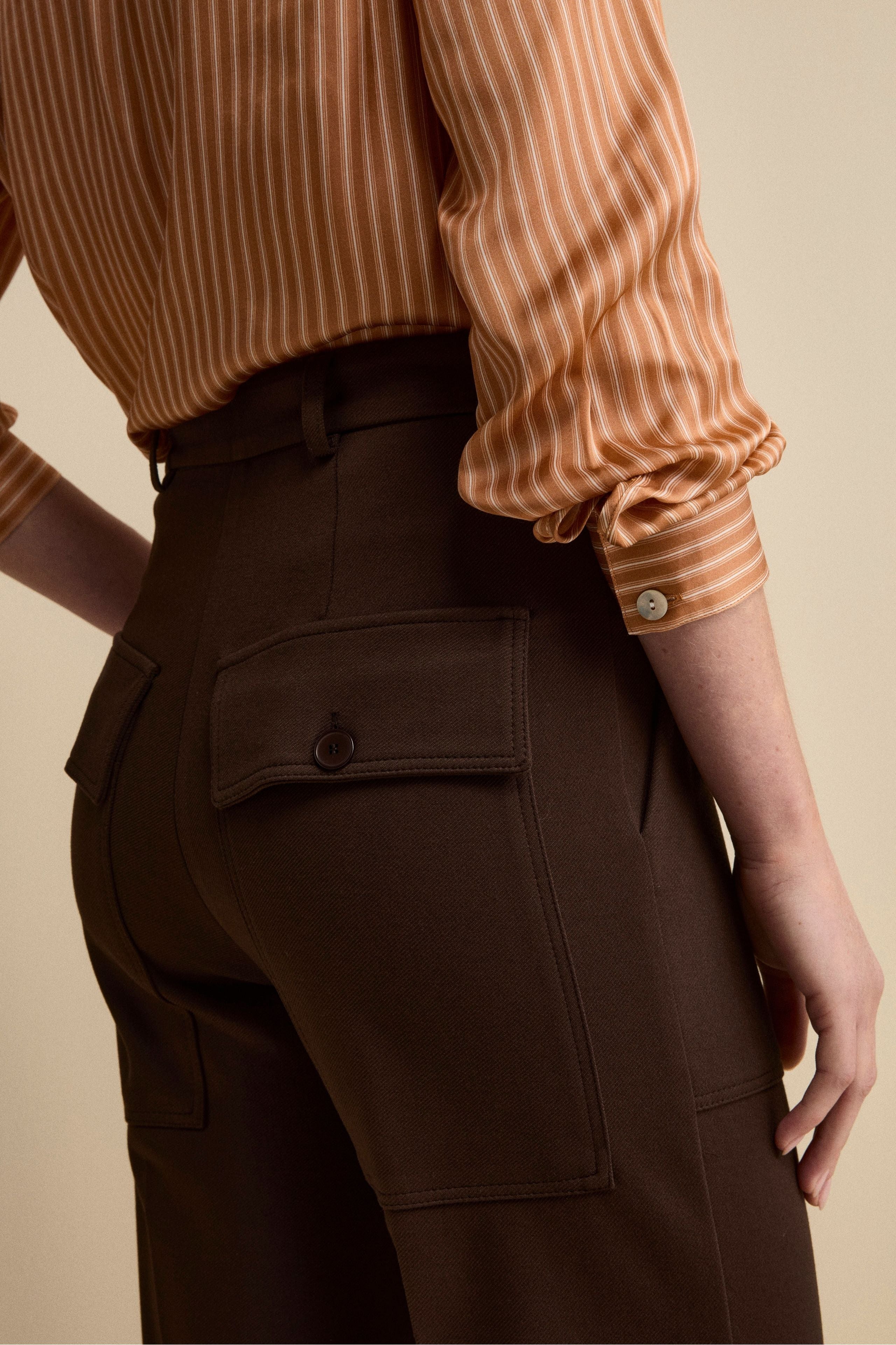 Pantalone Cargo Elegante Straight Fit - T.MORO