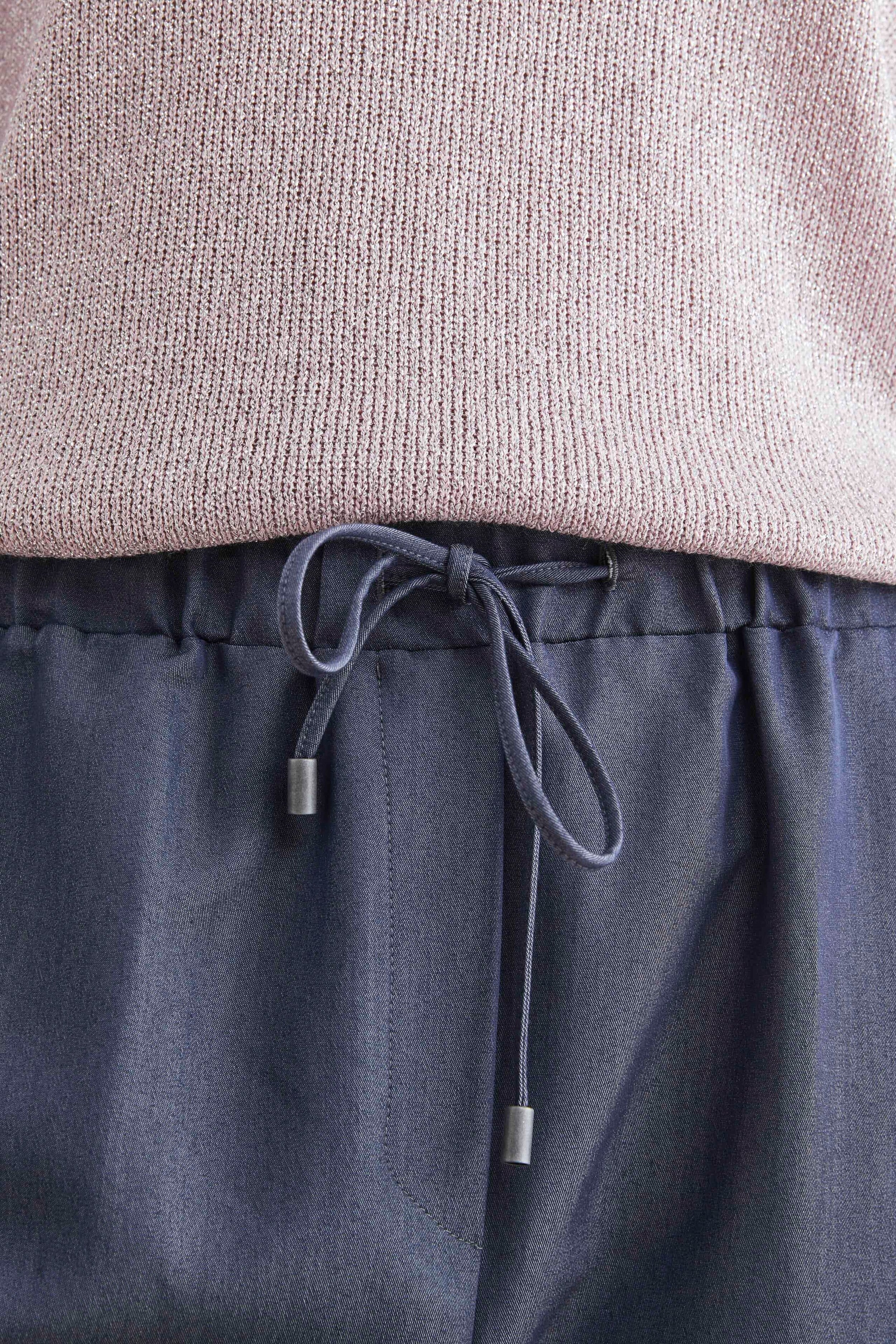 Pantalone con elastico - BLU