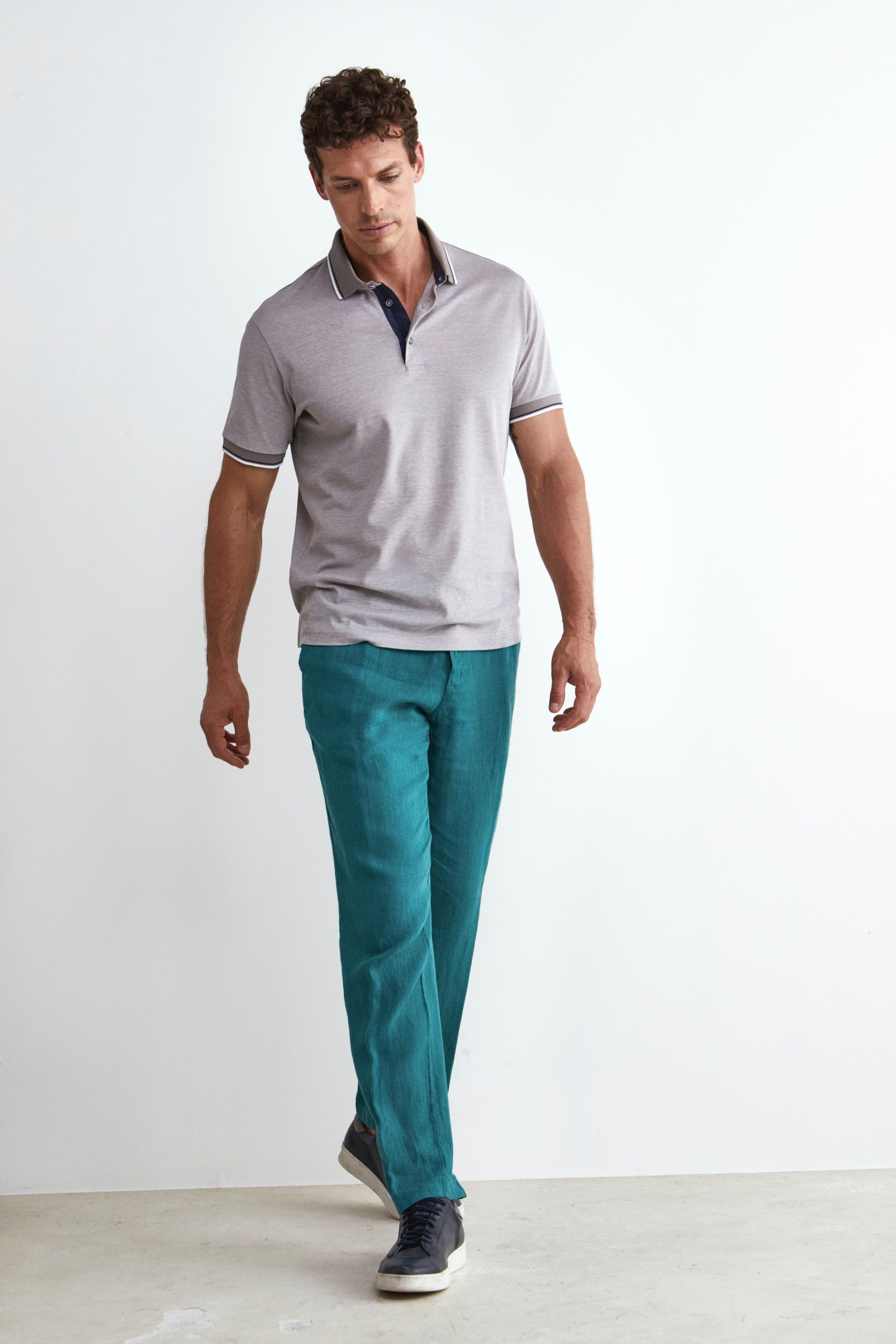 Pantalone in Lino - VERDE