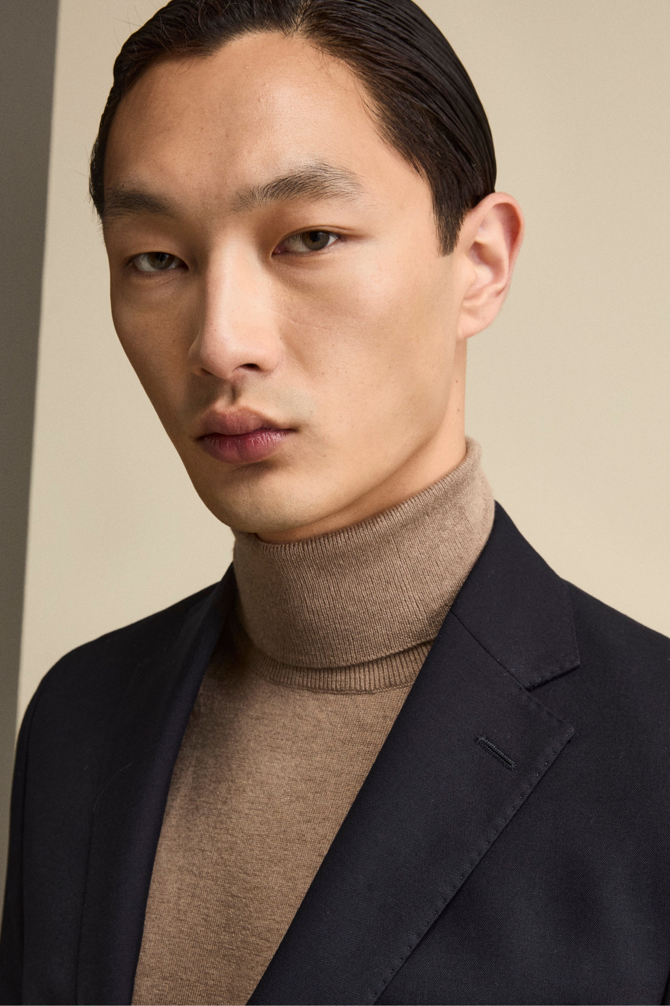 Abito Semifoderato in Lana Vergine Regular Fit - BLU