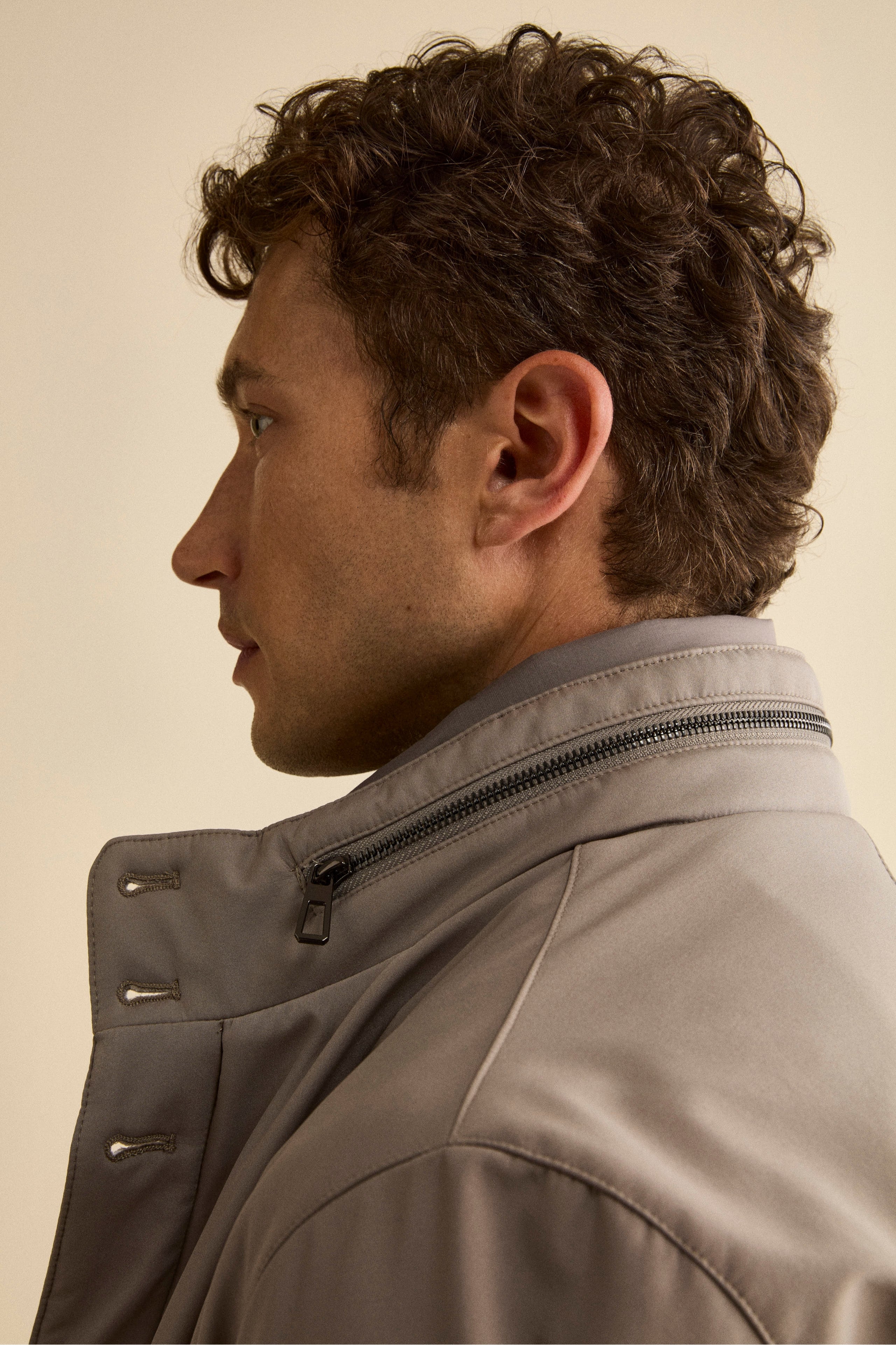 Giaccone Invernale con Pettorina e Cappuccio Estraibile - SABBIA