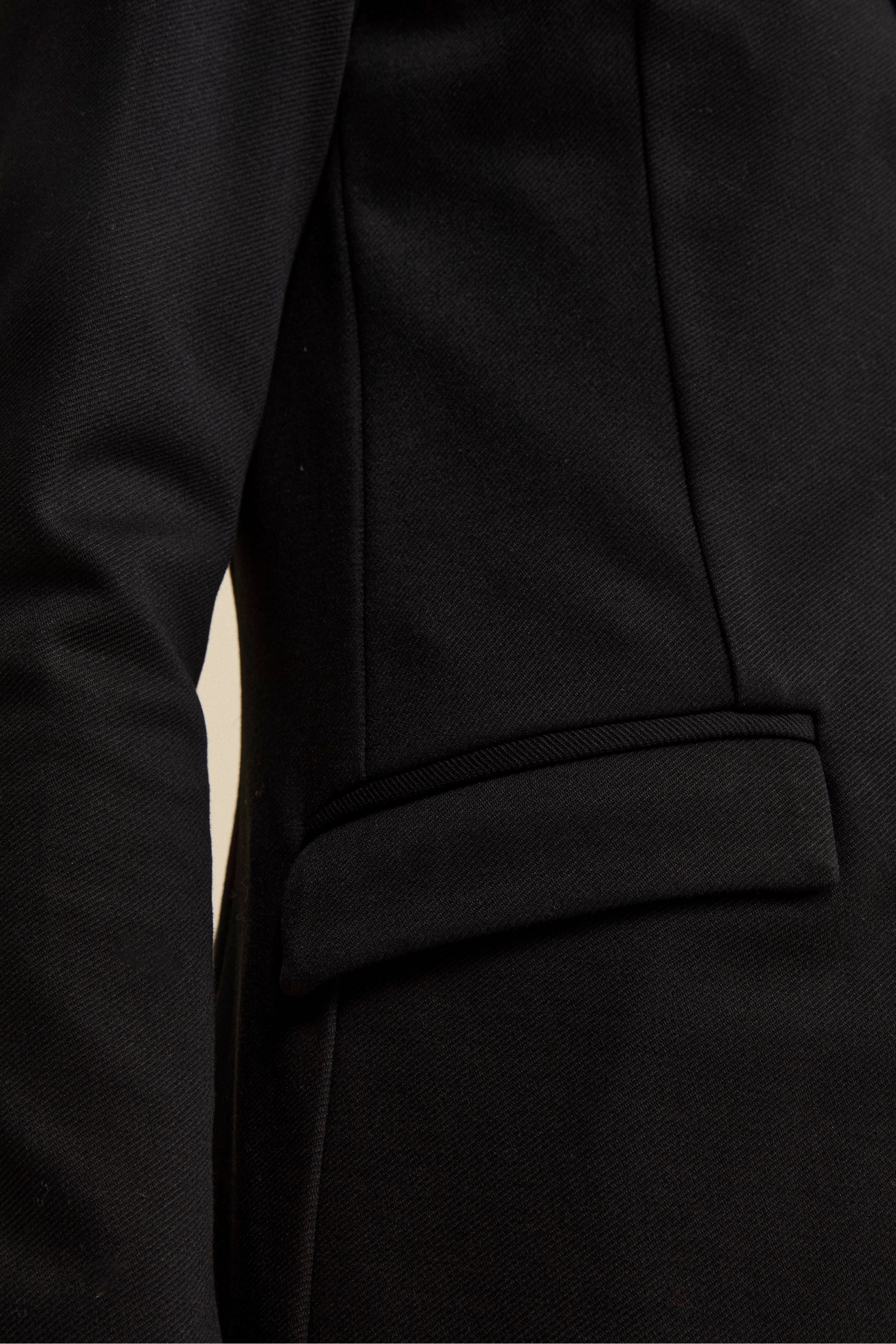 Blazer Sfoderato Elegante con Revers Classico - NERO