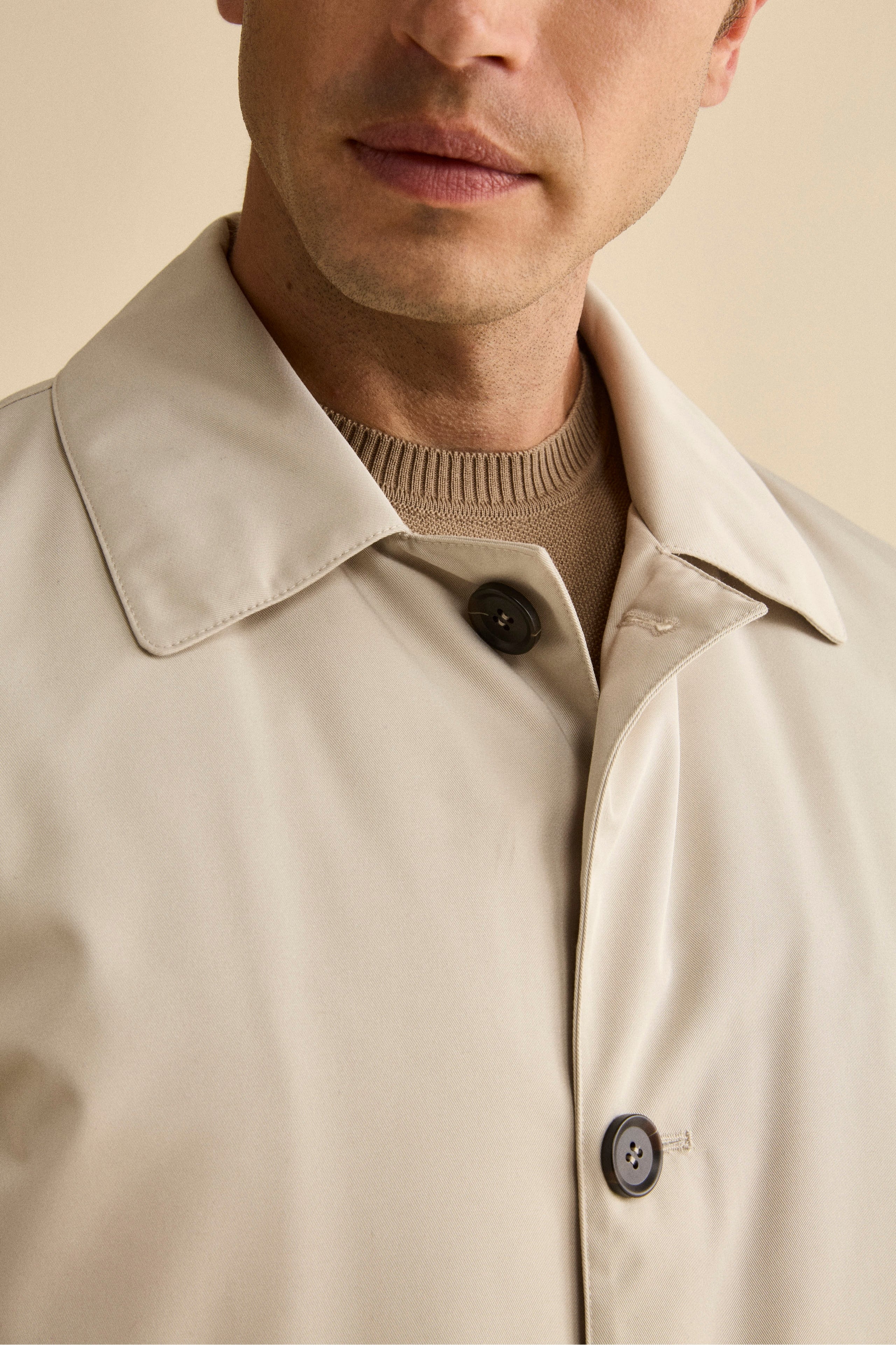 Impermeabile Invernale Midi con Trapunta - GHIACCIO