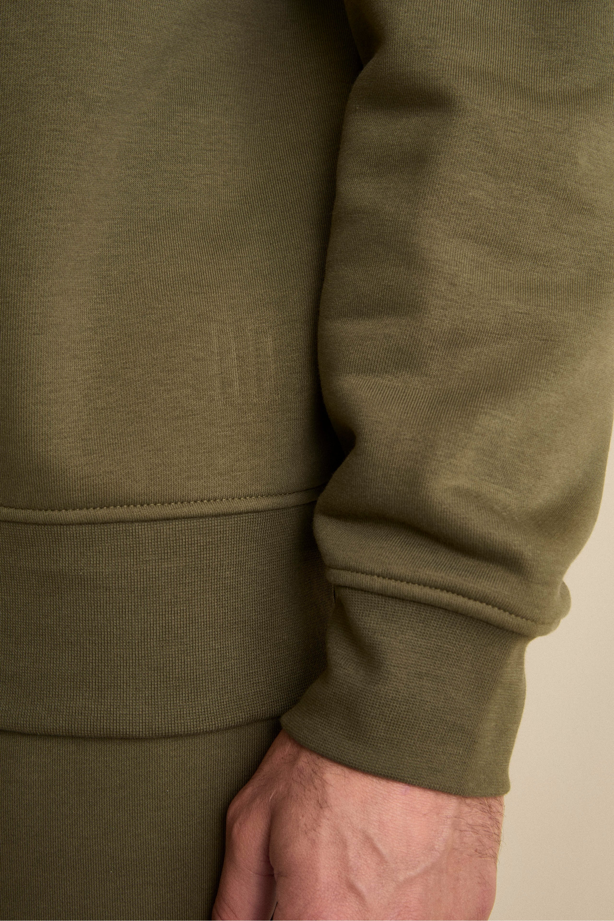 Felpa Sportiva con Cappuccio - MILITARE
