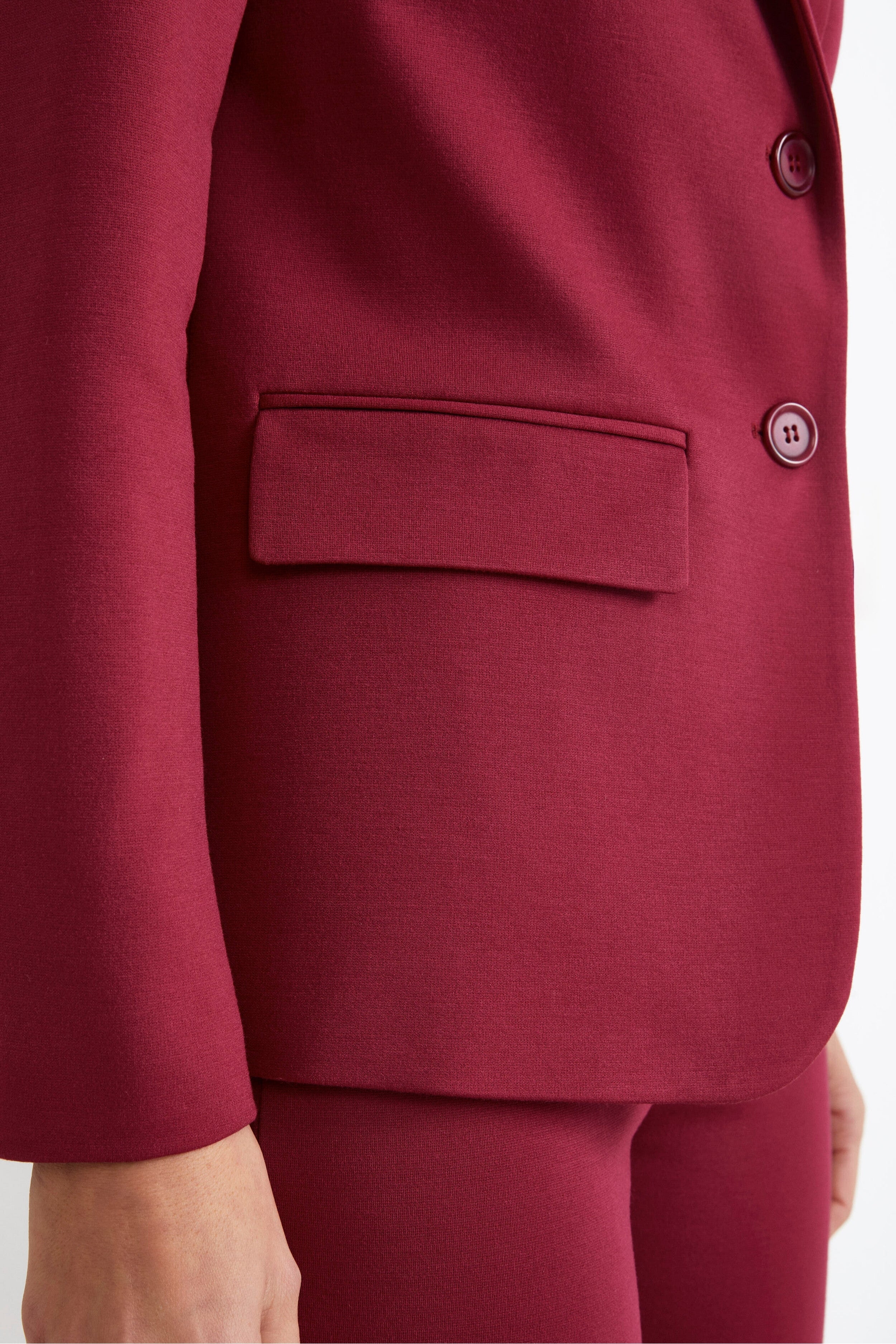 Blazer Elegante Monopetto - ROSSO