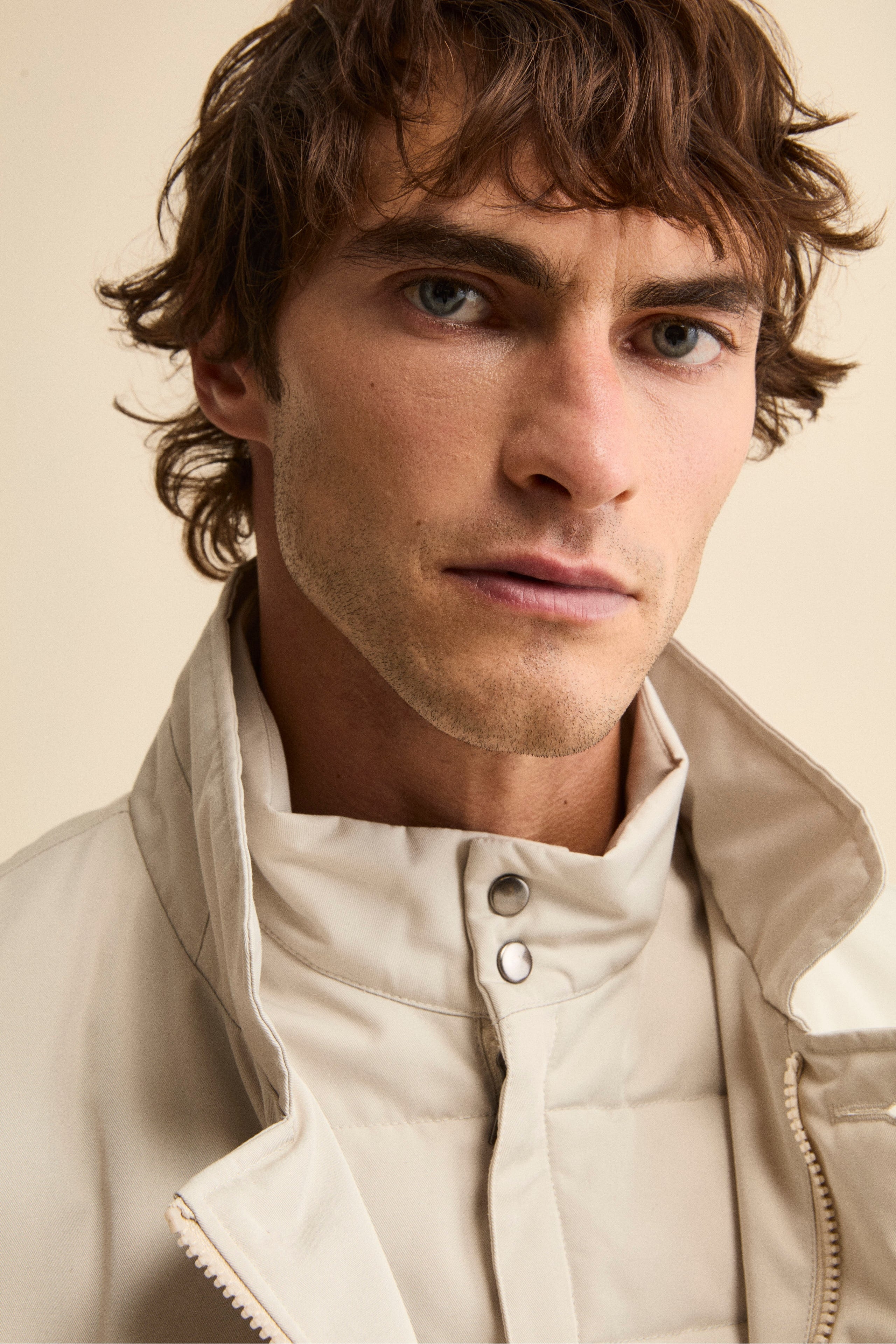 Impermeabile con paramontura - GHIACCIO