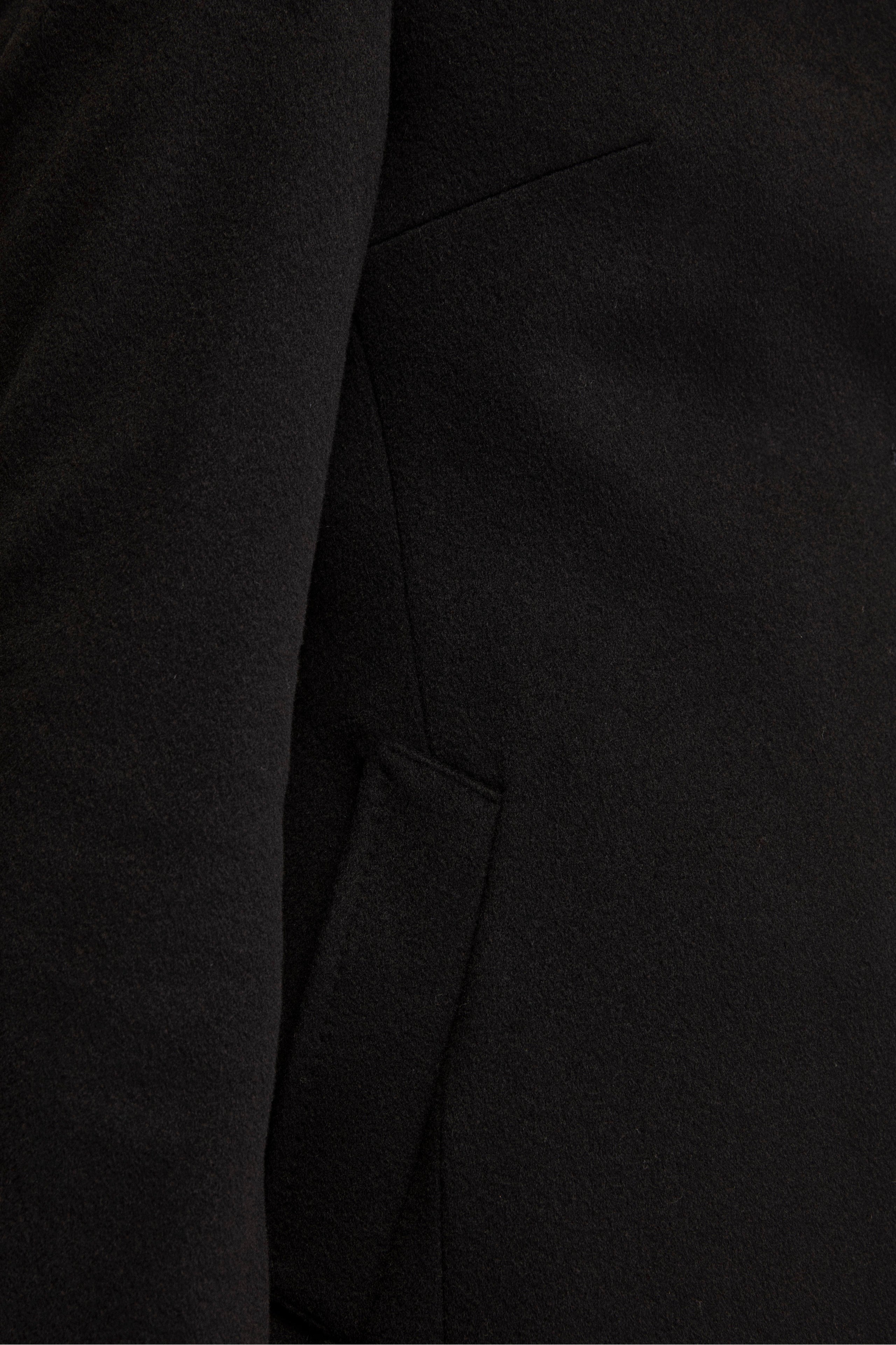 Cappotto in cashmere da donna - NERO