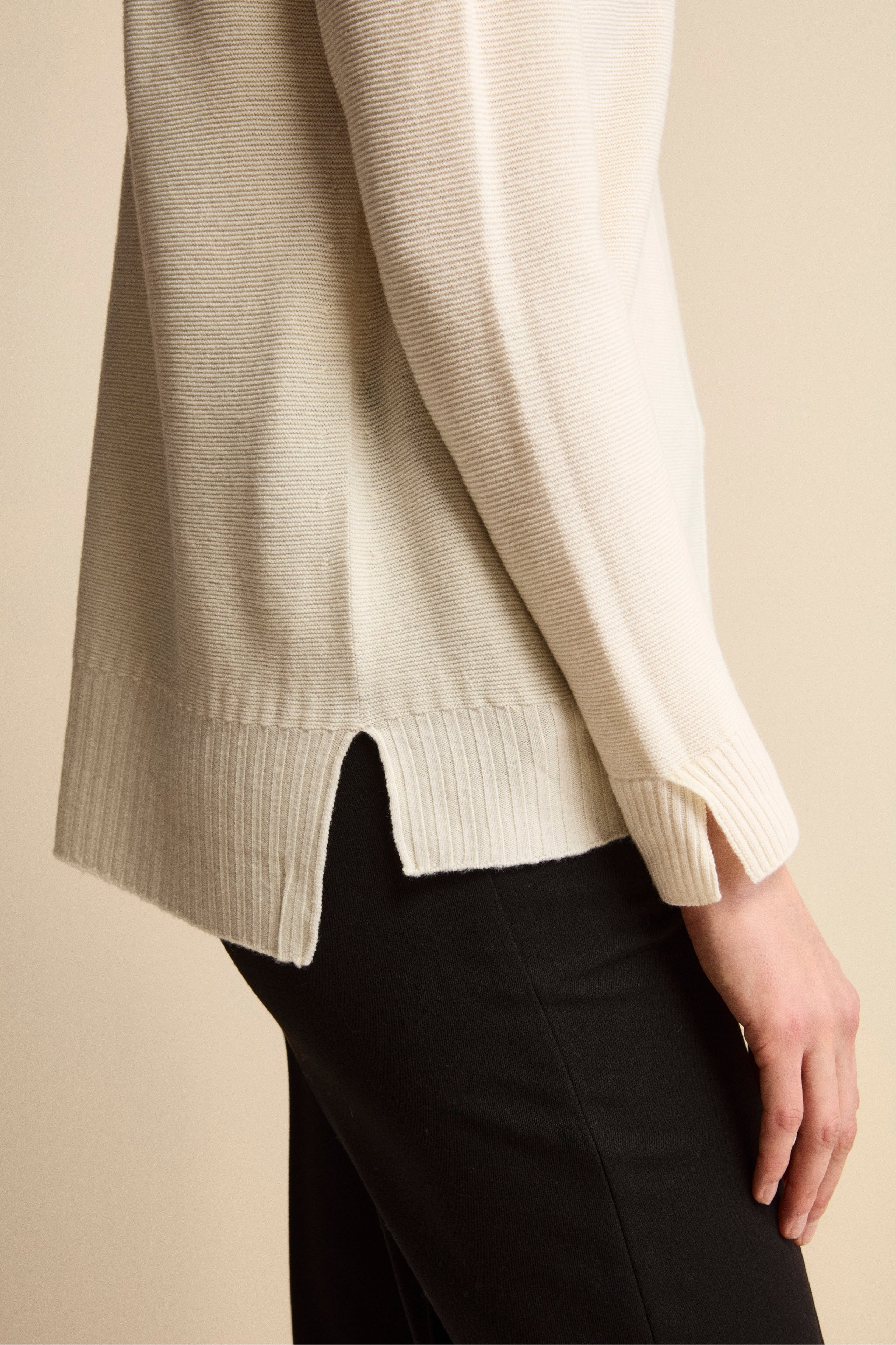 Dolcevita Links in Lana Merino - BIANCO