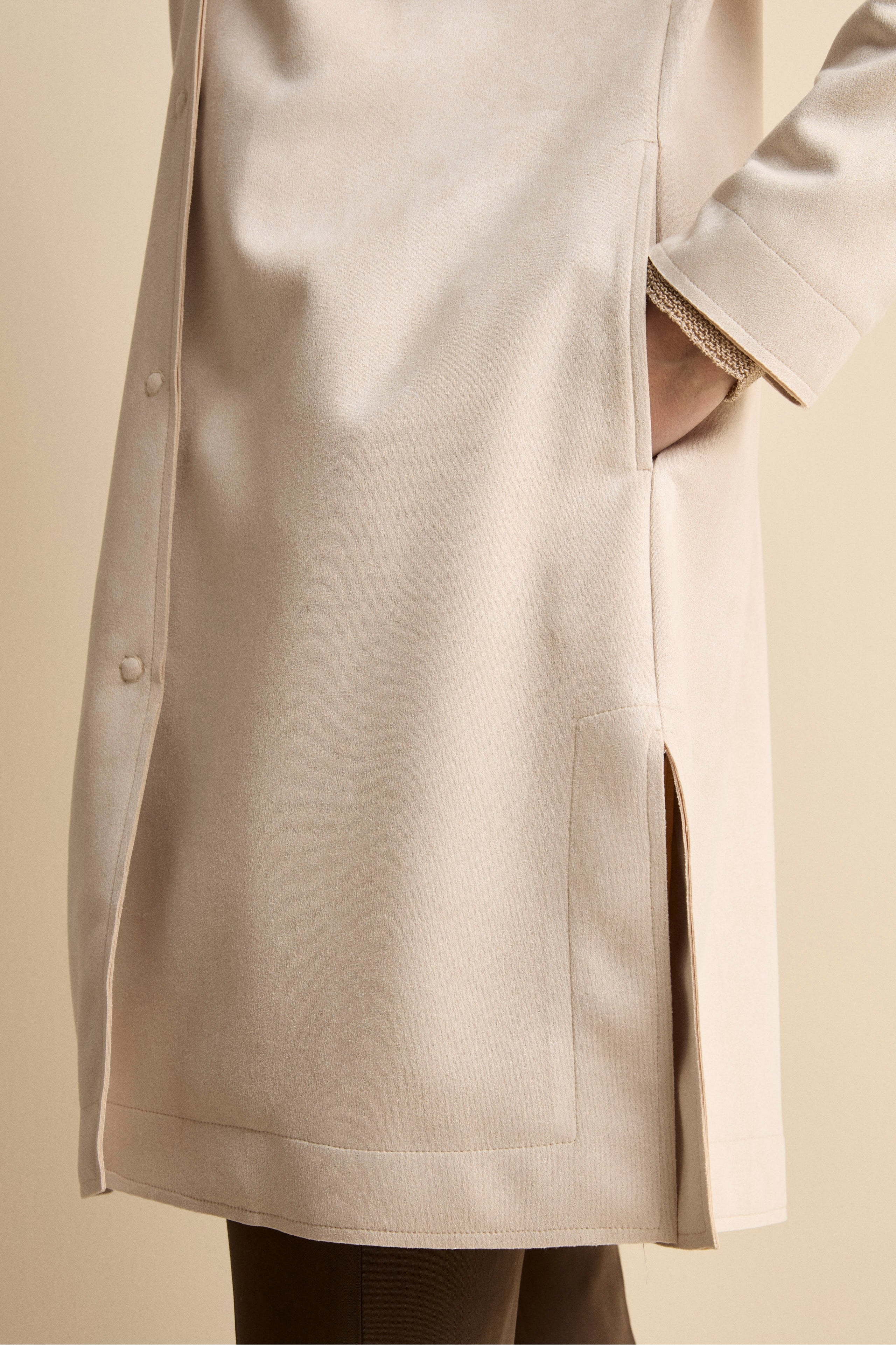 Spolverino Midi Sfoderato - SABBIA