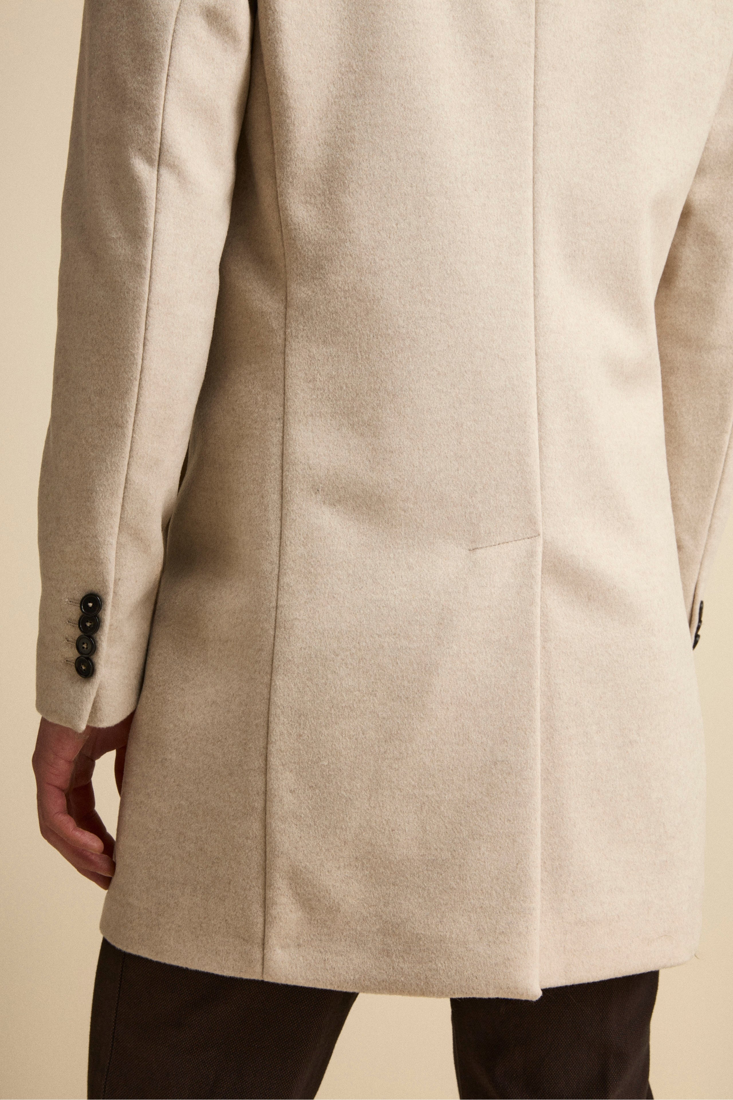 Cappotto in lana e cashmere - BEIGE
