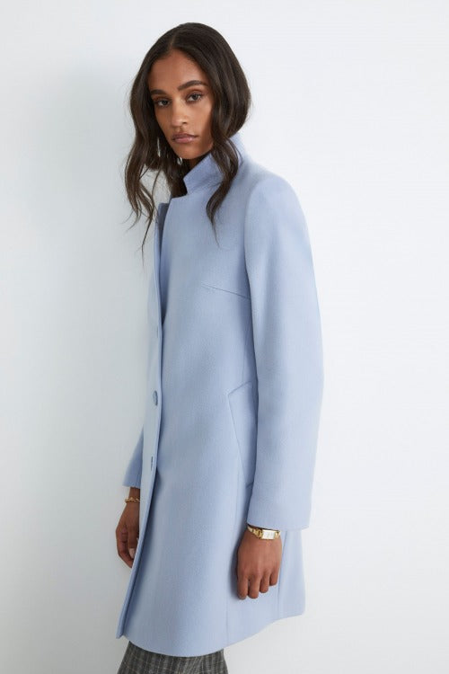 Cappotto in cashmere da donna - AZZURRO