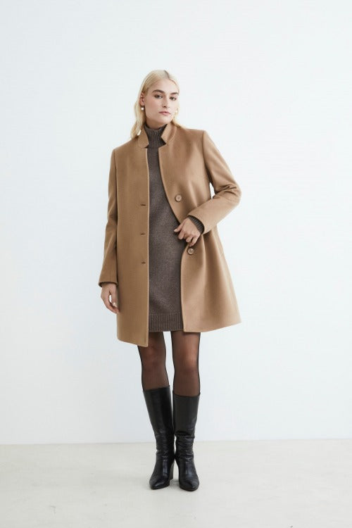 Cappotto in cashmere da donna CAMMELLO