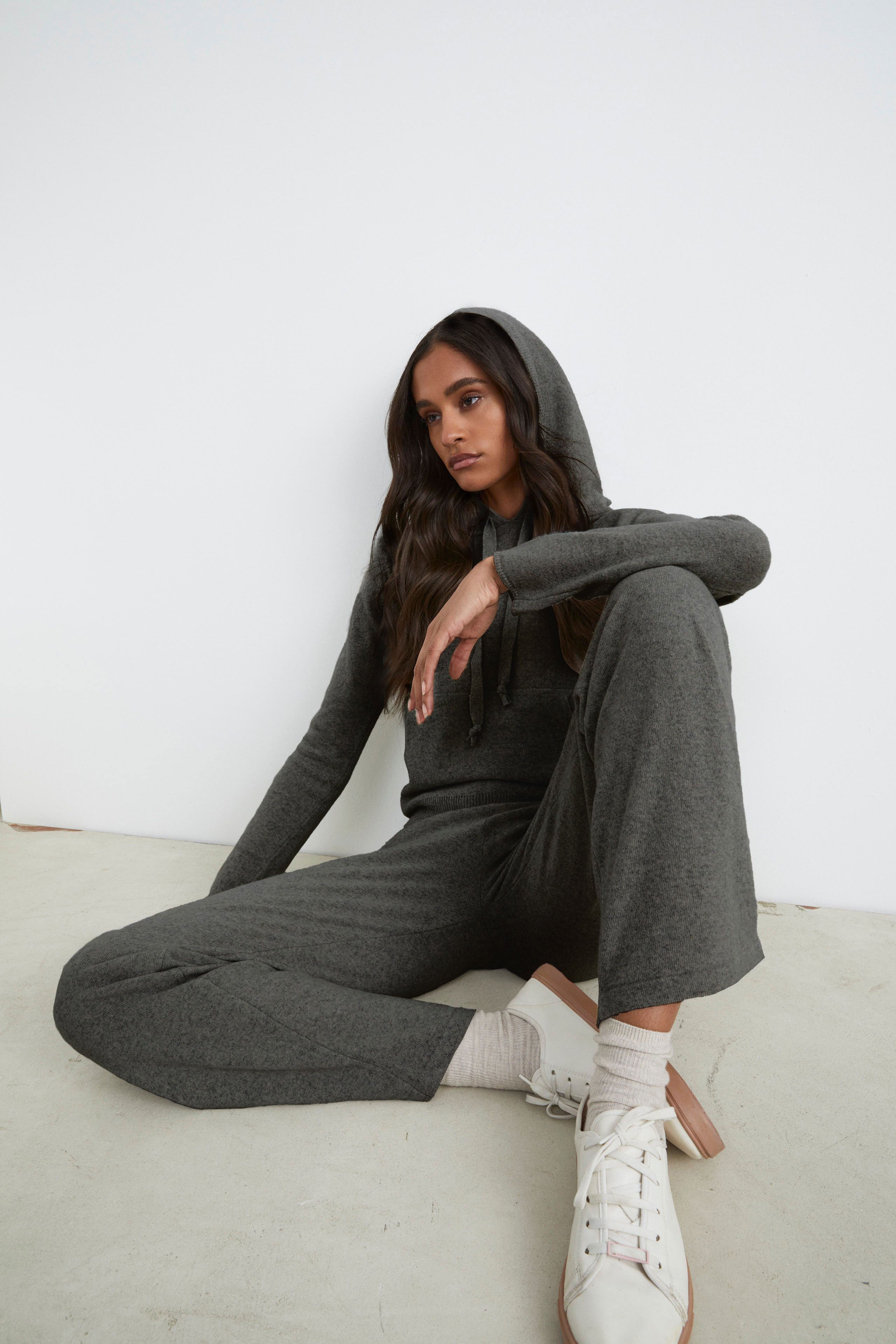 Tuta in cashmere - GRIGIO