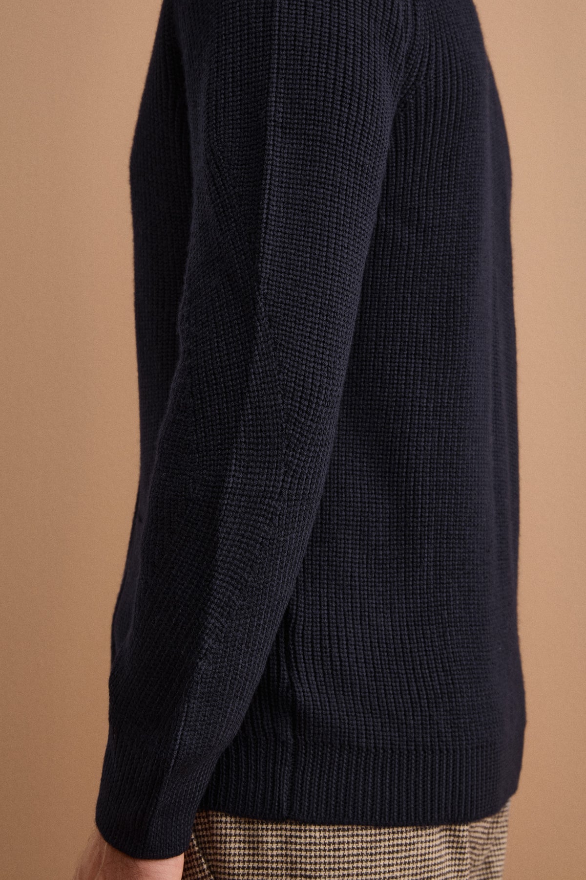 Cardigan in Lana Merino a Costa Inglese - BLU