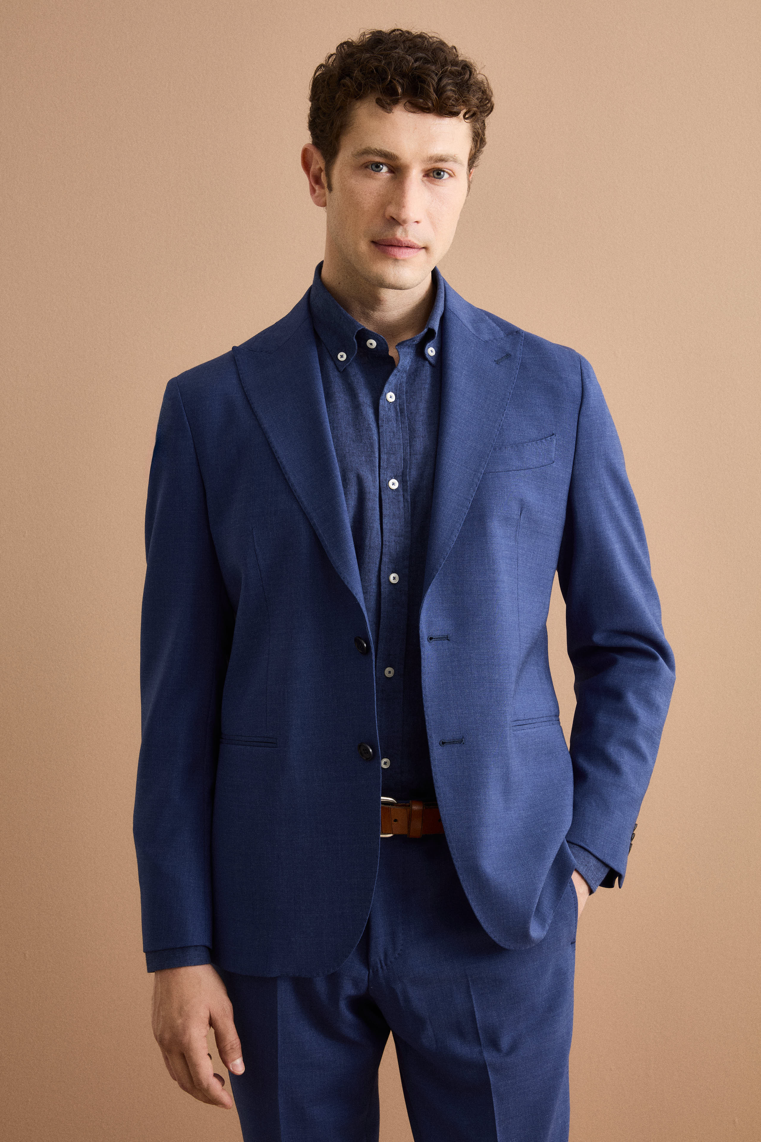 Abito Semifoderato Revers Lancia in Lana Vergine - AVIO