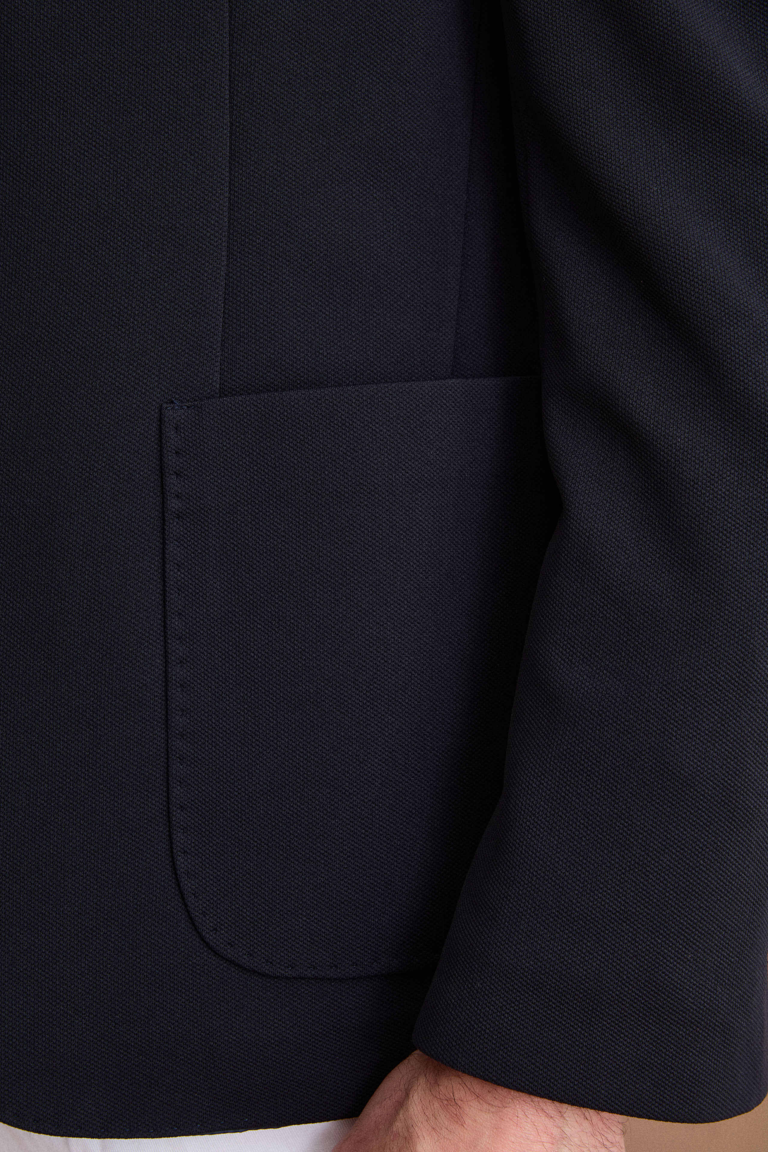 Giacca Slim Fit Semifoderata Revers Classico - BLU