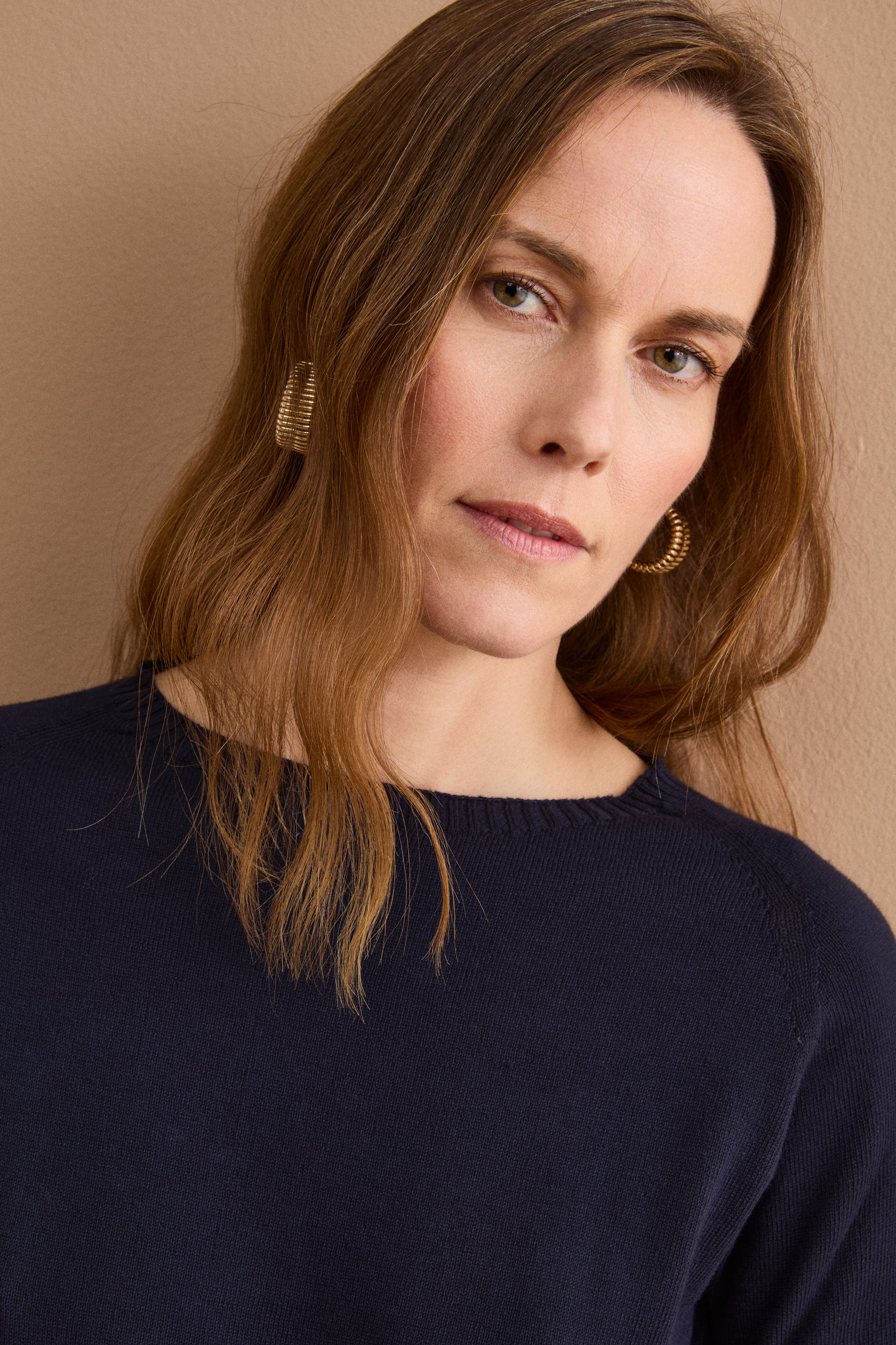 Maglia Barchetta in Cotone con Manica Raglan - BLU