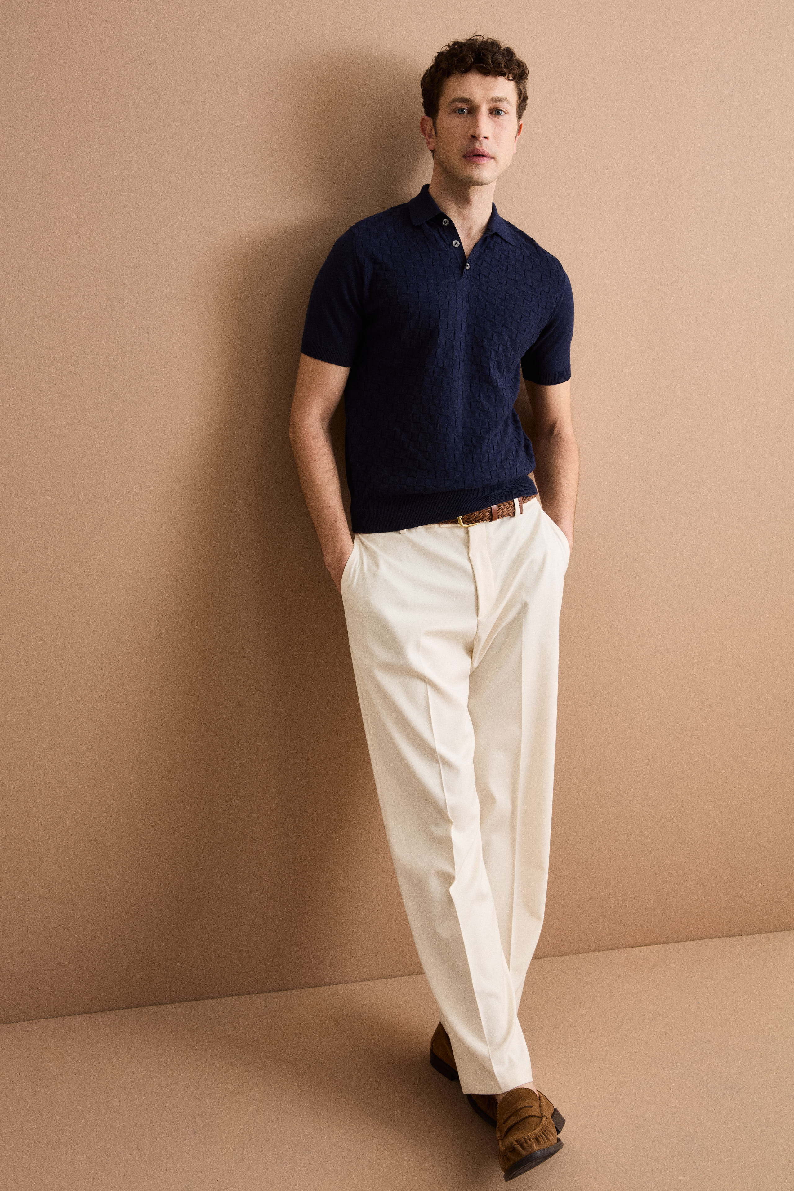 Polo Dama Mezza Manica in Cotone - BLU