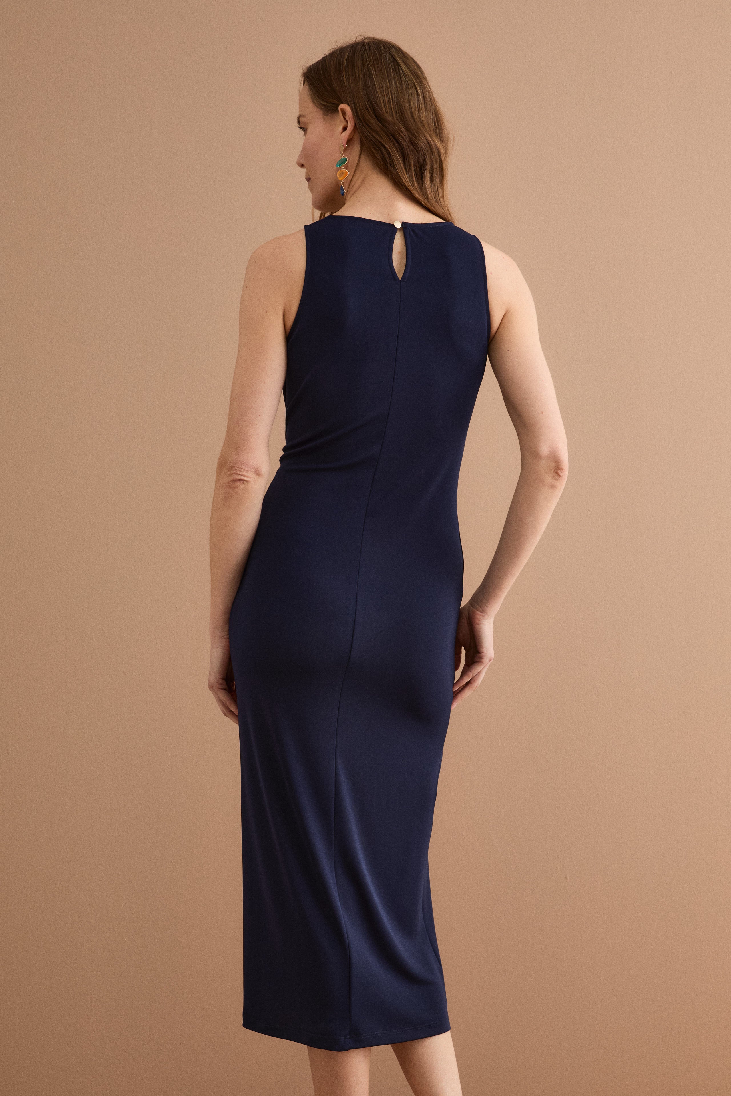 Abito Tubino da Cerimonia in Jersey - BLU