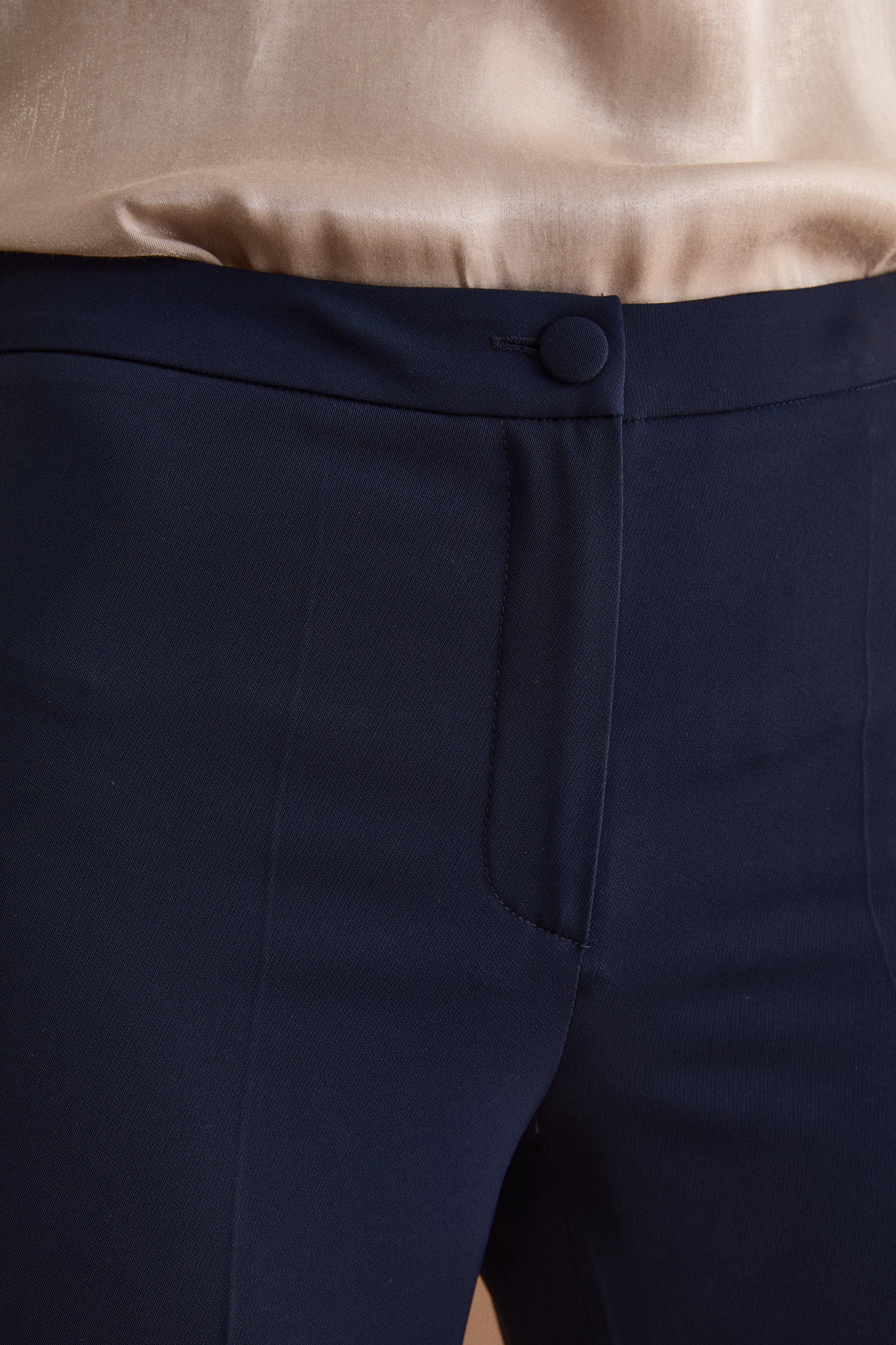 Pantalone Cady a Gamba Larga da Cerimonia - BLU