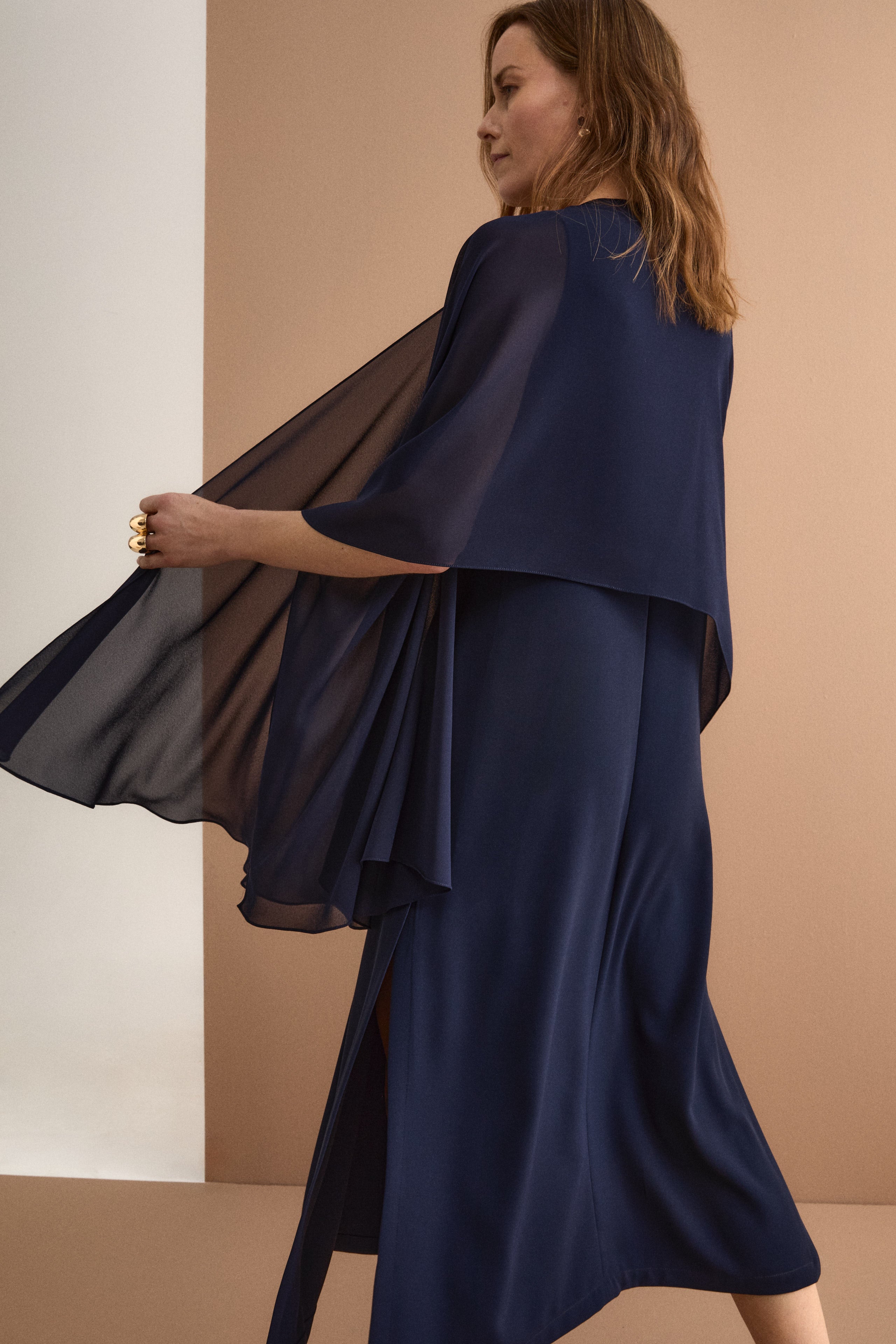 Stola da Cerimonia in Georgette - BLU