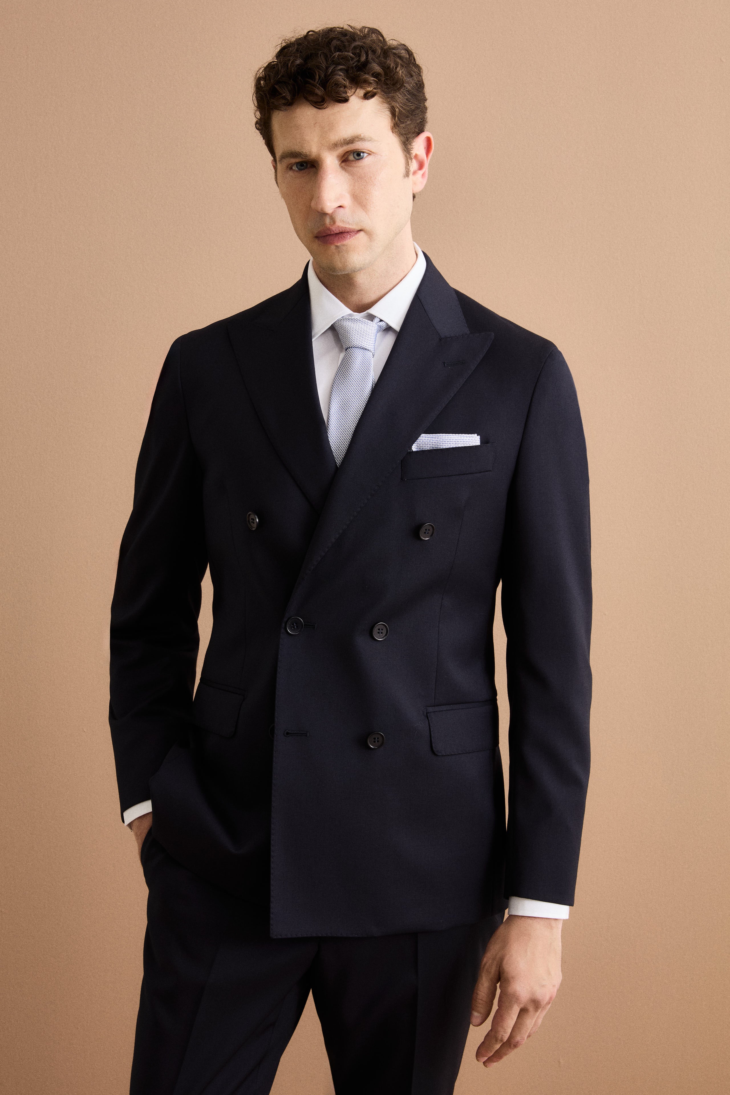 Cravatta in Fantasia da Cerimonia - FANT. AZZURRO