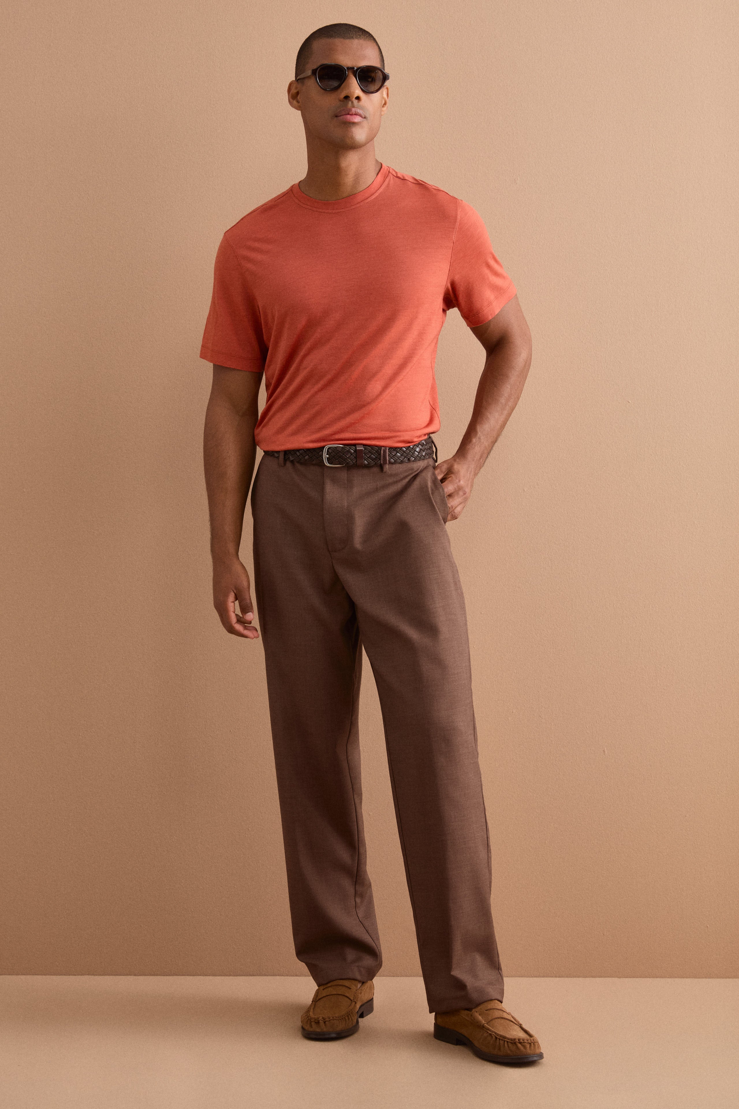 T-Shirt Regular Fit in Lana Merino - RUGGINE
