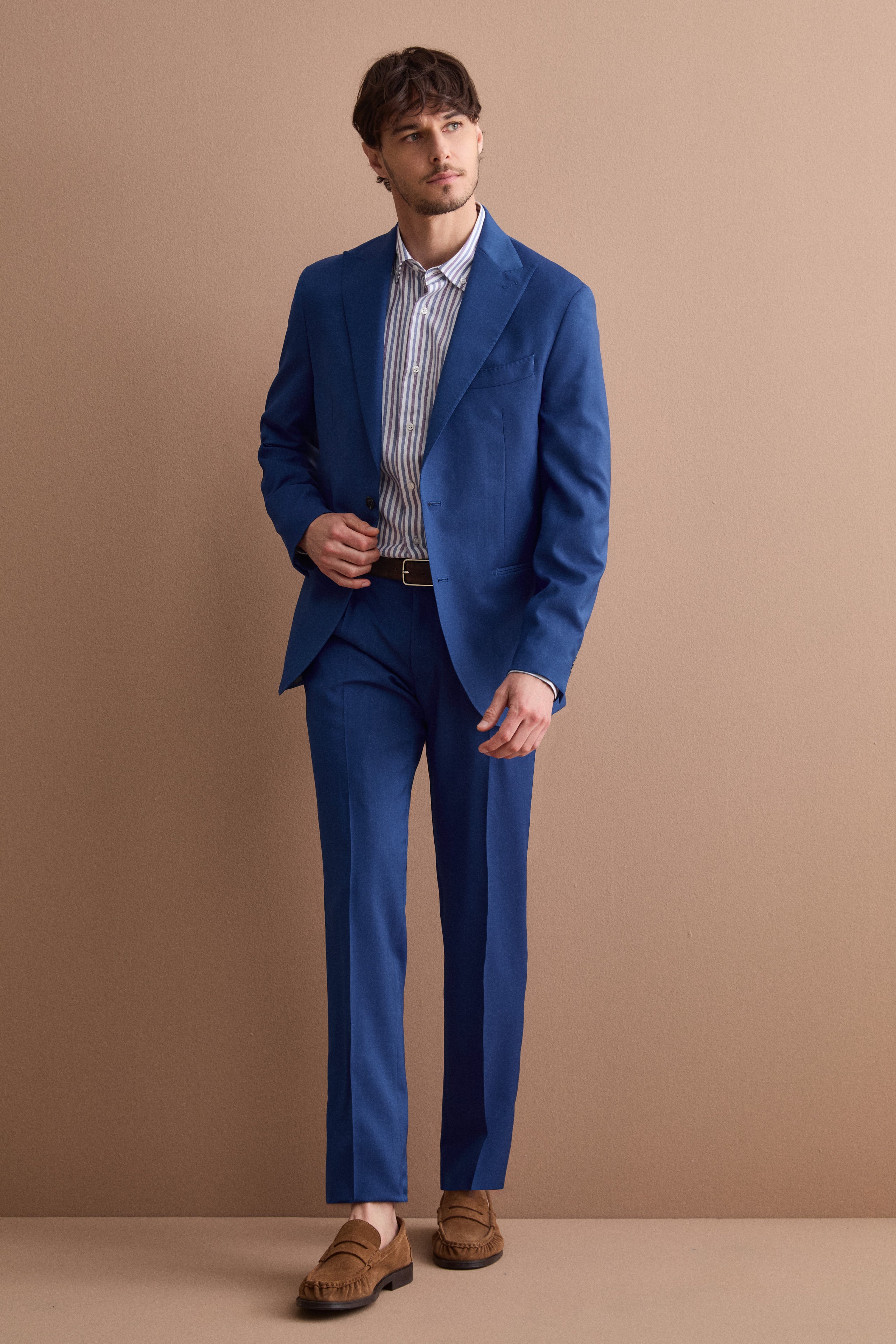 Abito Uomo Elegante in Lana Vergine Slim Fit - ROYAL