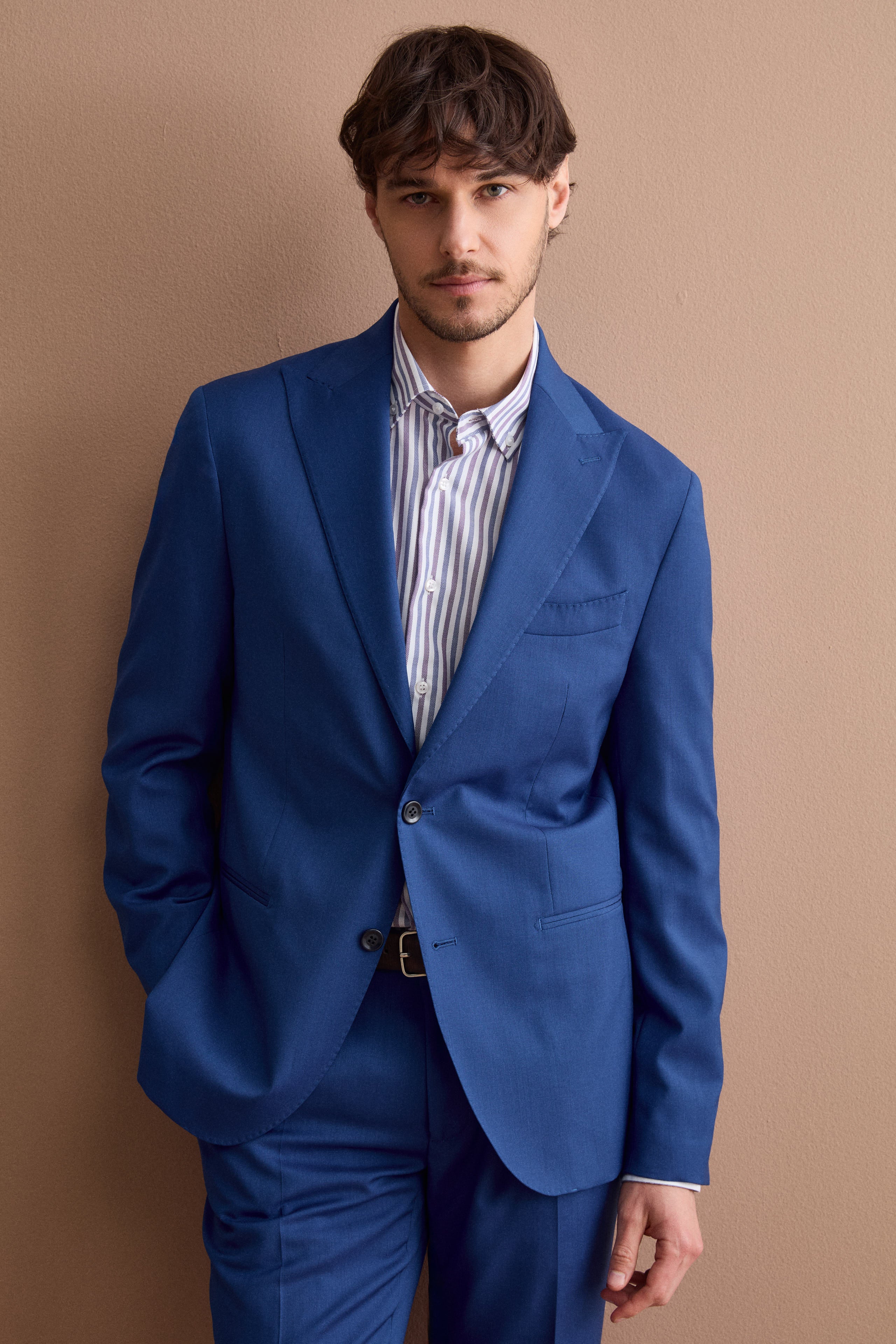 Abito Uomo Elegante in Lana Vergine Slim Fit - ROYAL