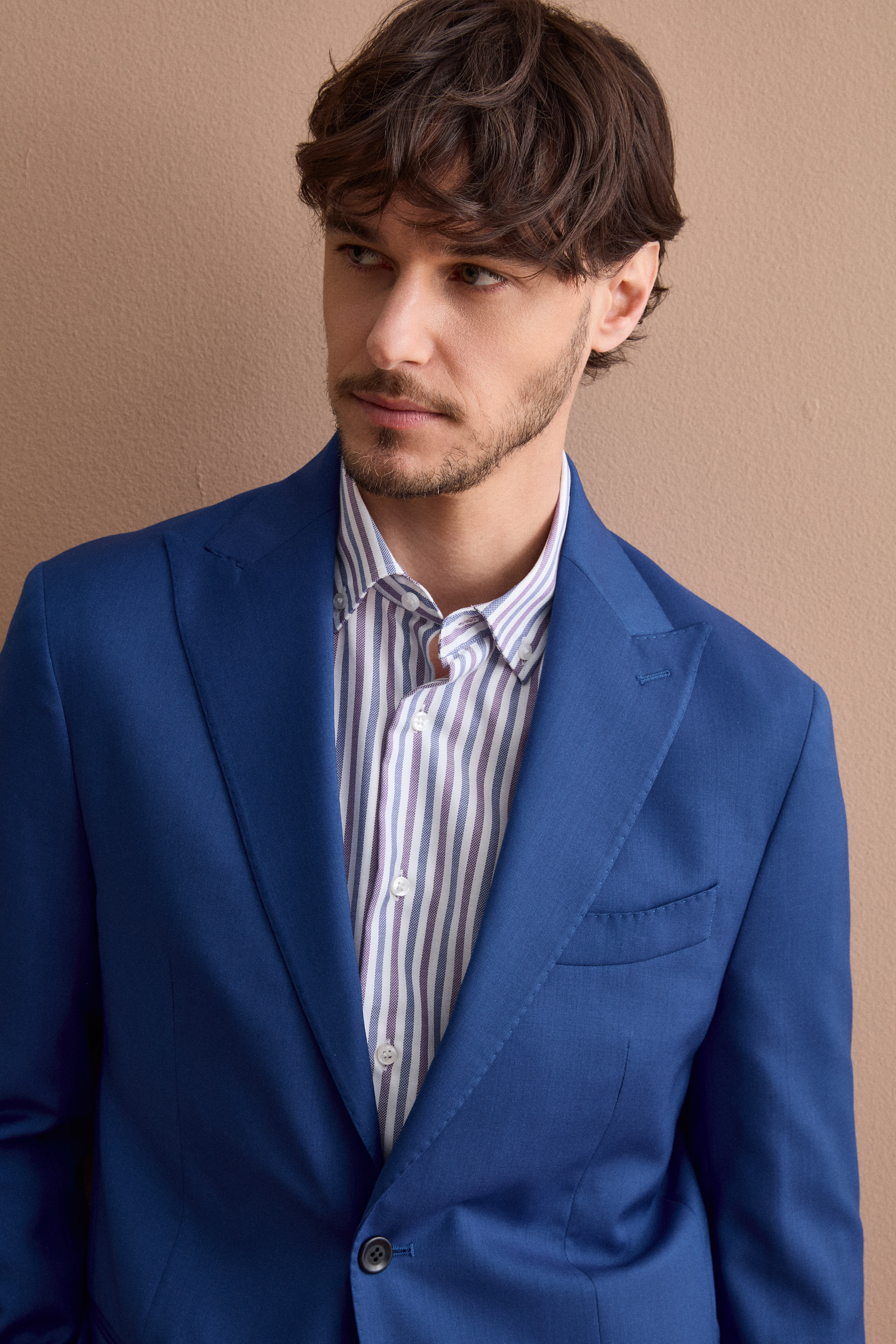 Abito Uomo Elegante in Lana Vergine Slim Fit - ROYAL