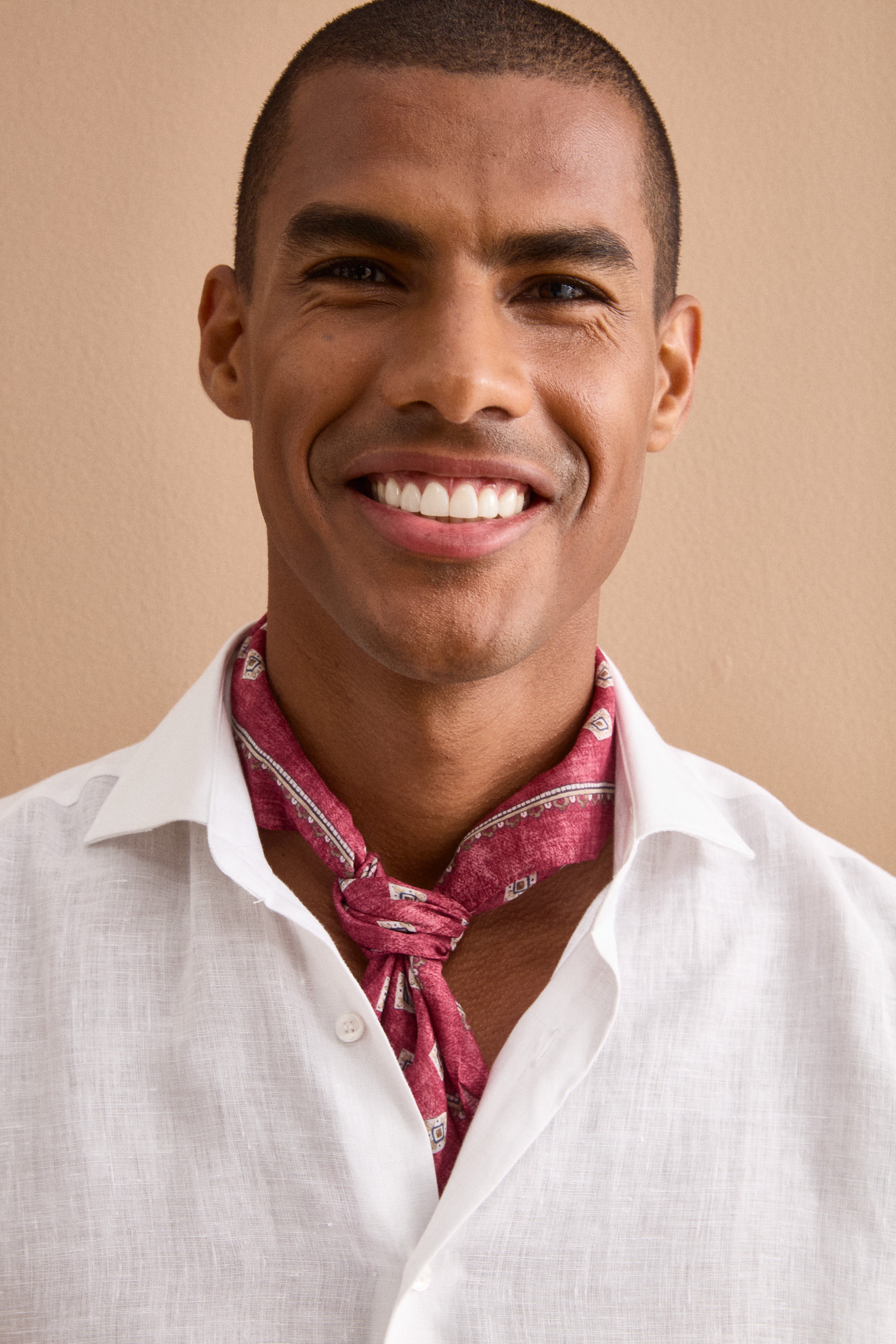 Foulard Causal in Cotone a Fantasia - FANT. BORDEAUX